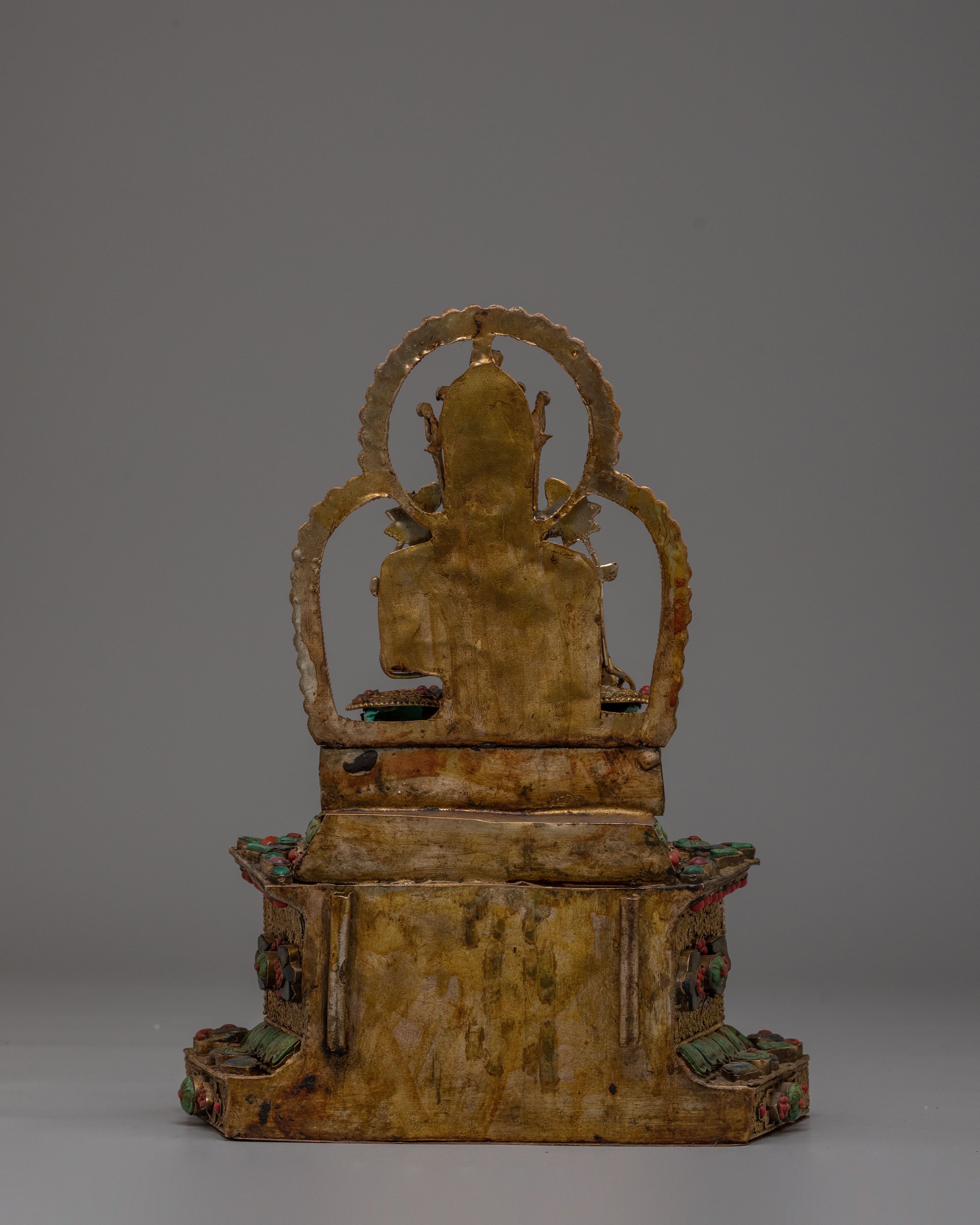 Handcrafted Green Tara Statue for Decor | Tibetan Buddhist Deity