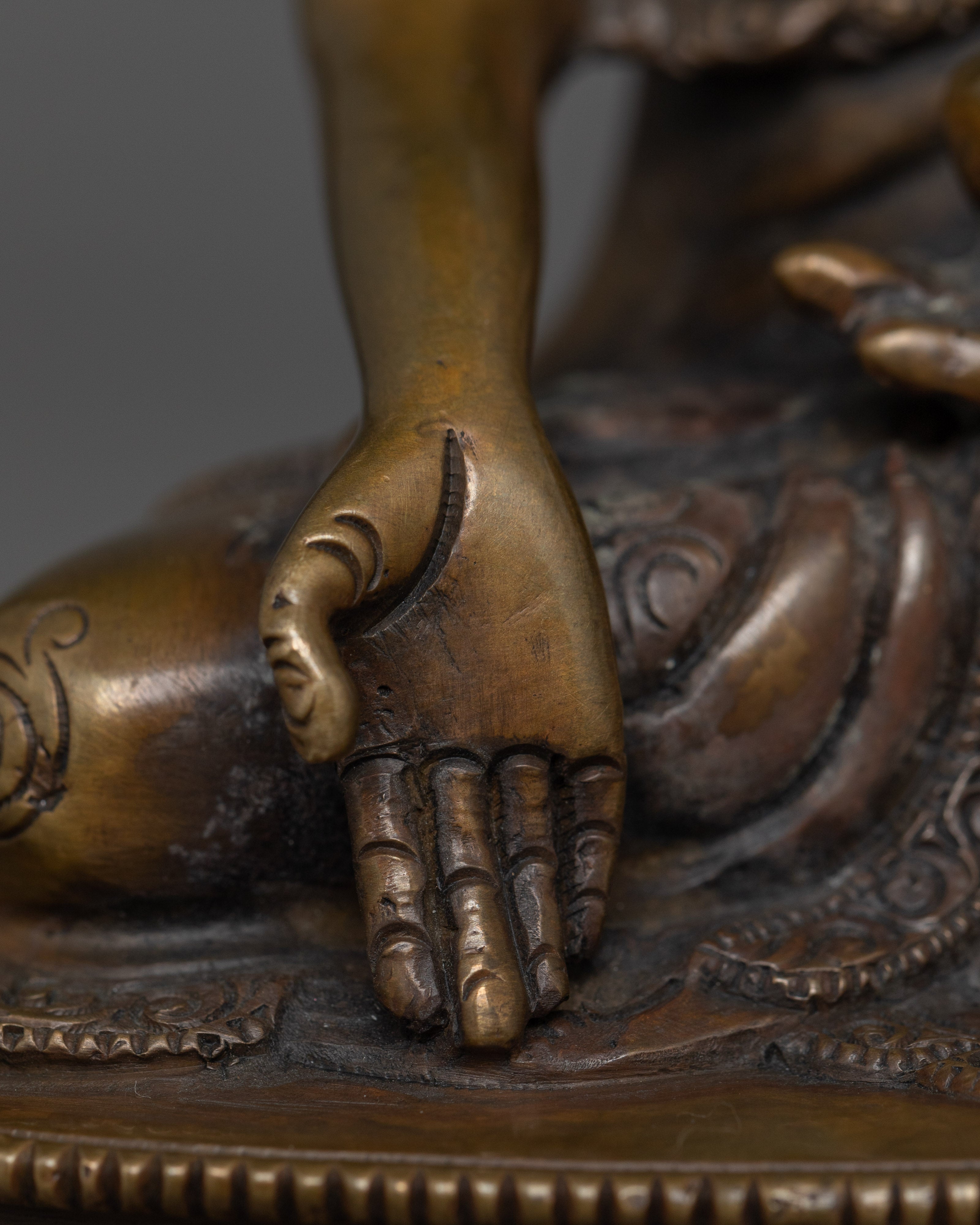 Handcrafted Buddhist Statue of Ratnasambhava | Jewel-Born