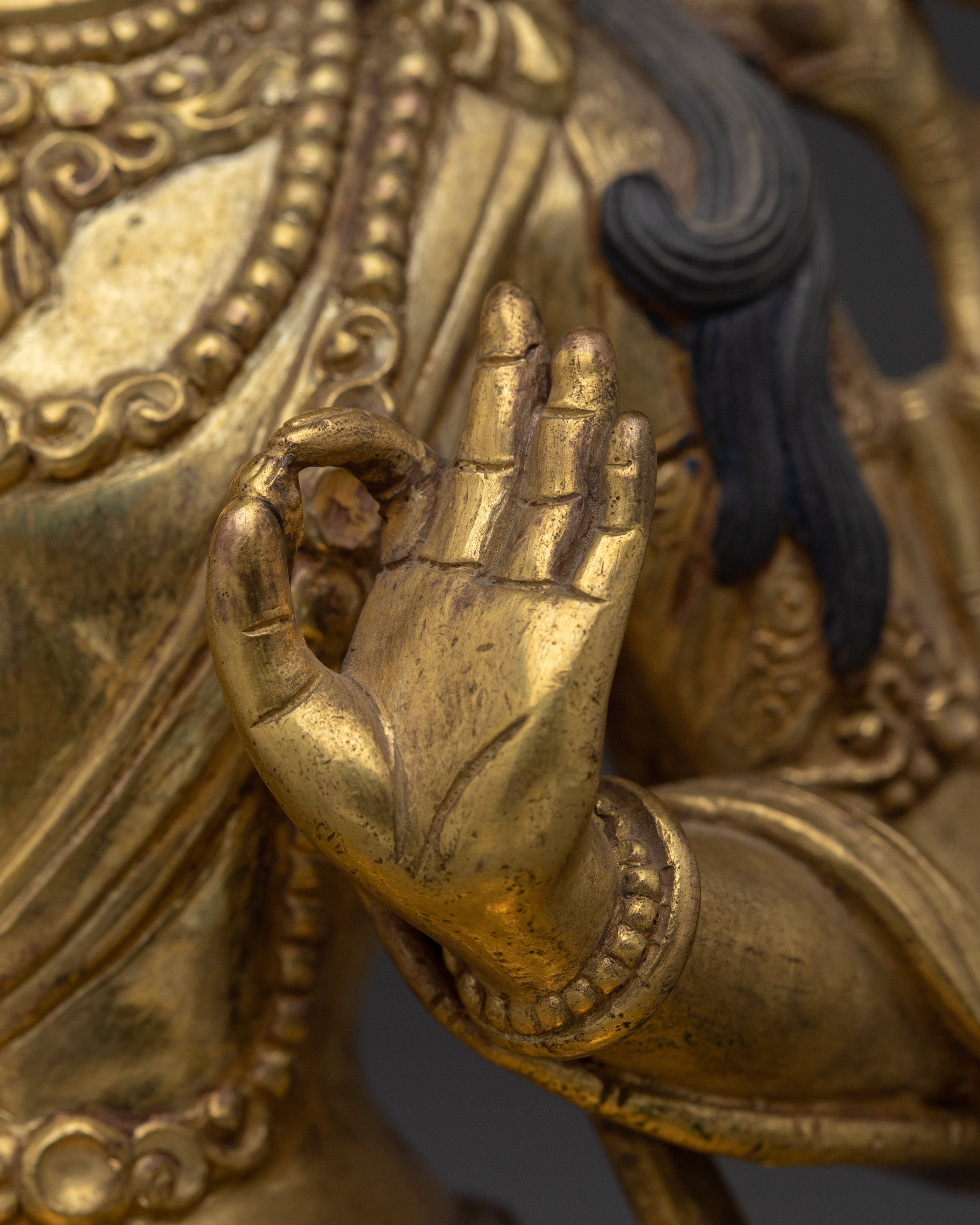 Handmade Divine Wisdom Bodhisattva Manjusrhi Statue | The Deity of Knowledge