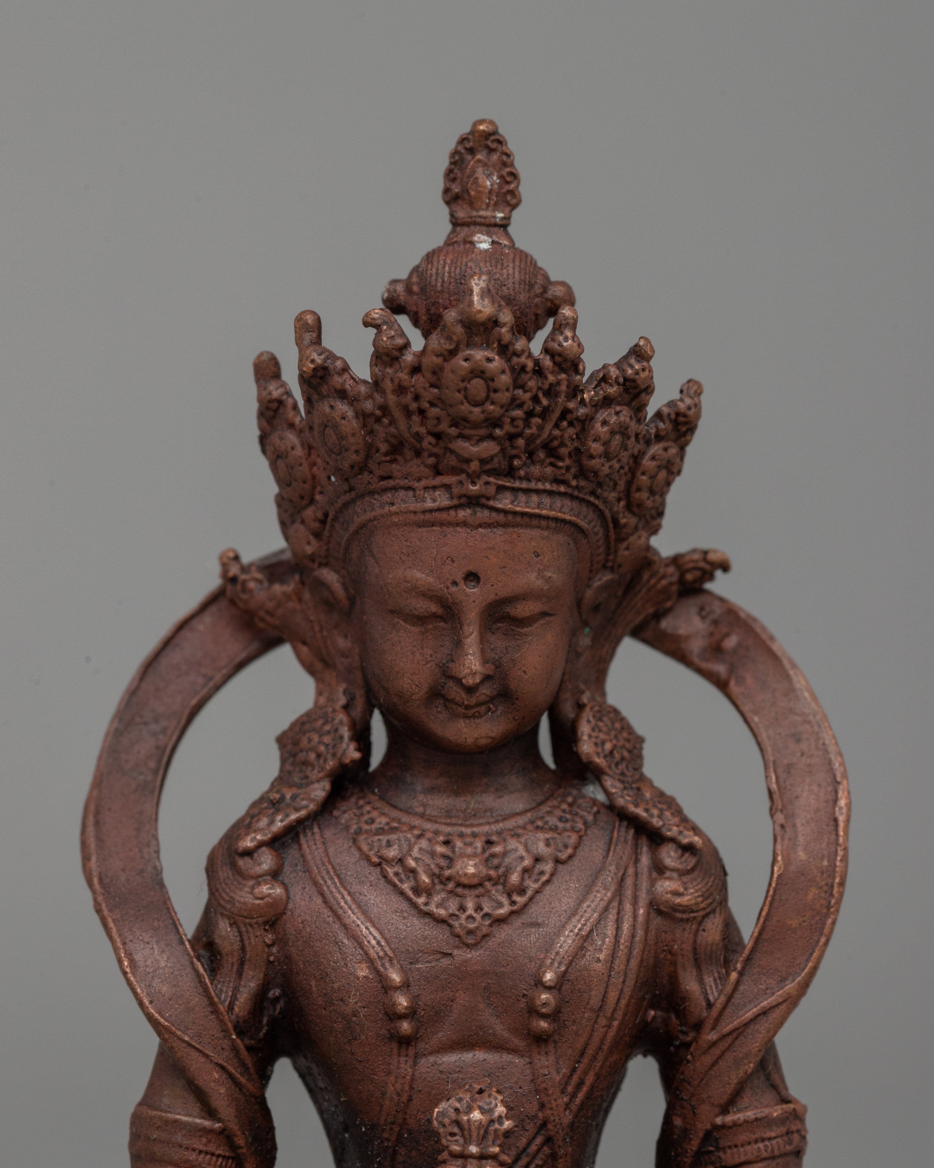 Amitayus Buddha of Long Life Sculpture | Tibetan Deity of Longevity, Health & Prosperity