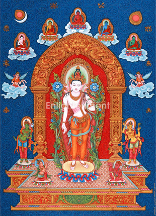 Standing Avalokiteshvara thangka