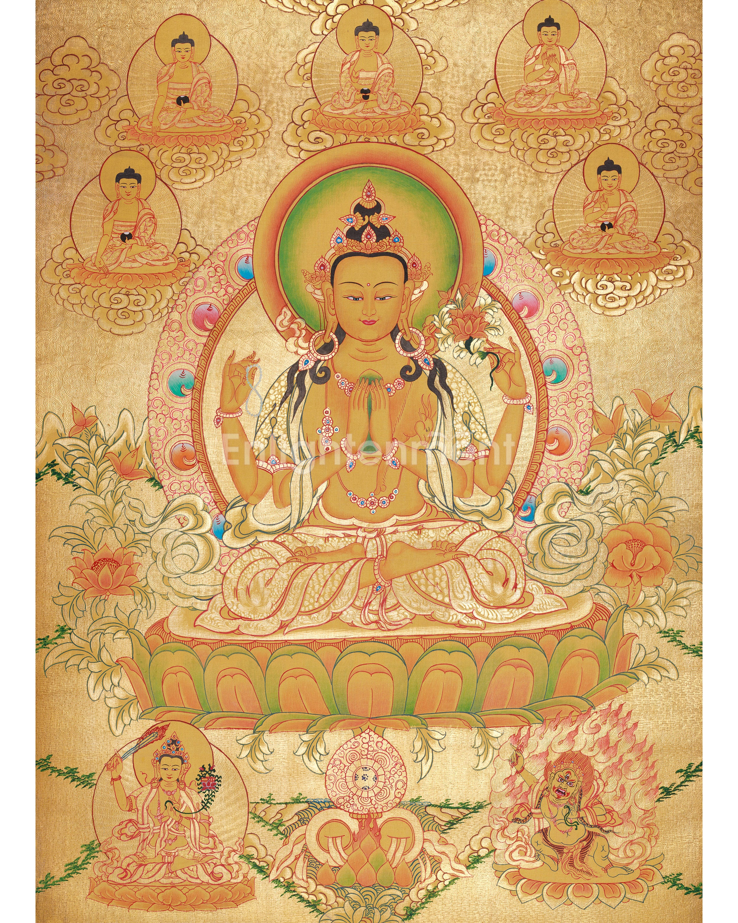 chenrezig-with-five-dhayni-buddha