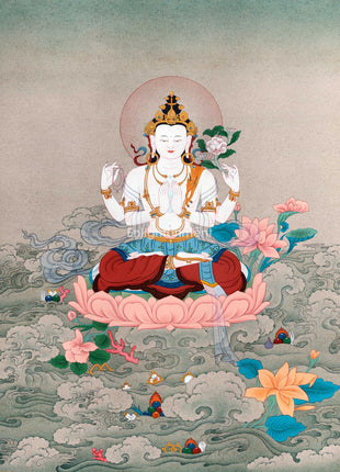 Chenrezig's Four Arms of Compassion