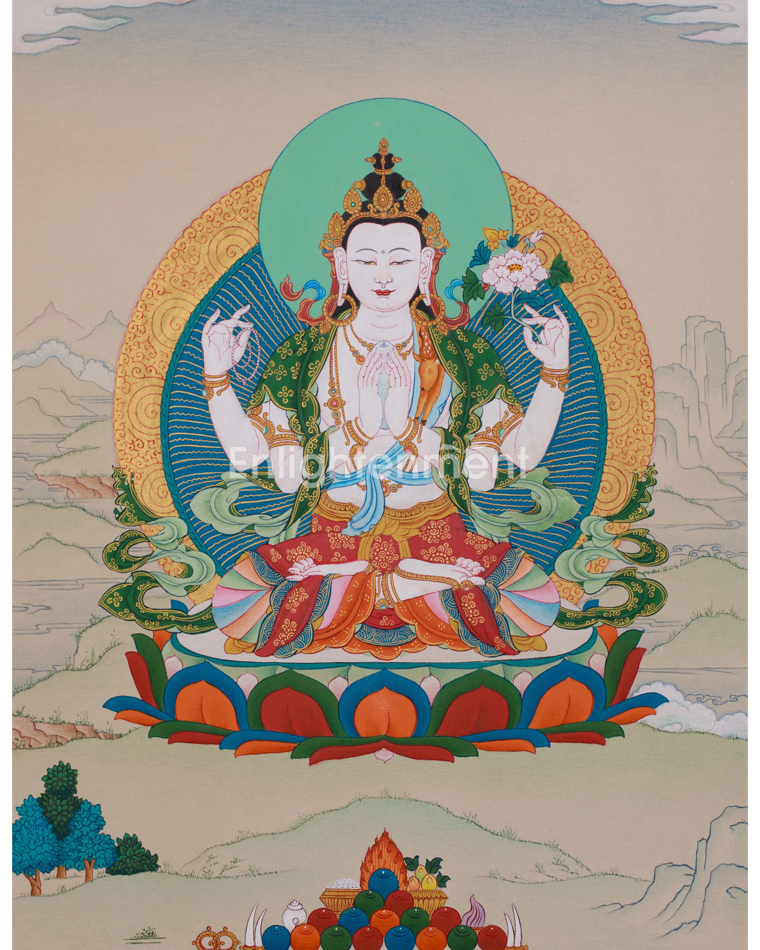 compassion-buddha-chenrezig-painting