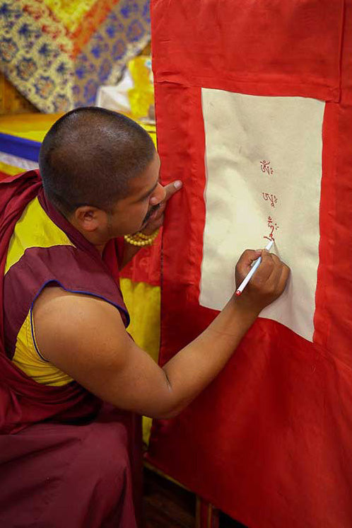 The Sacred Consecration of a Thangka