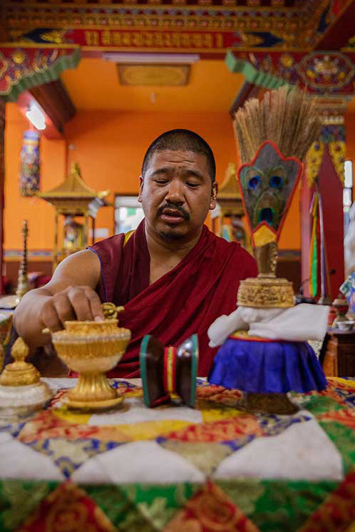 The Sacred Consecration of a Thangka