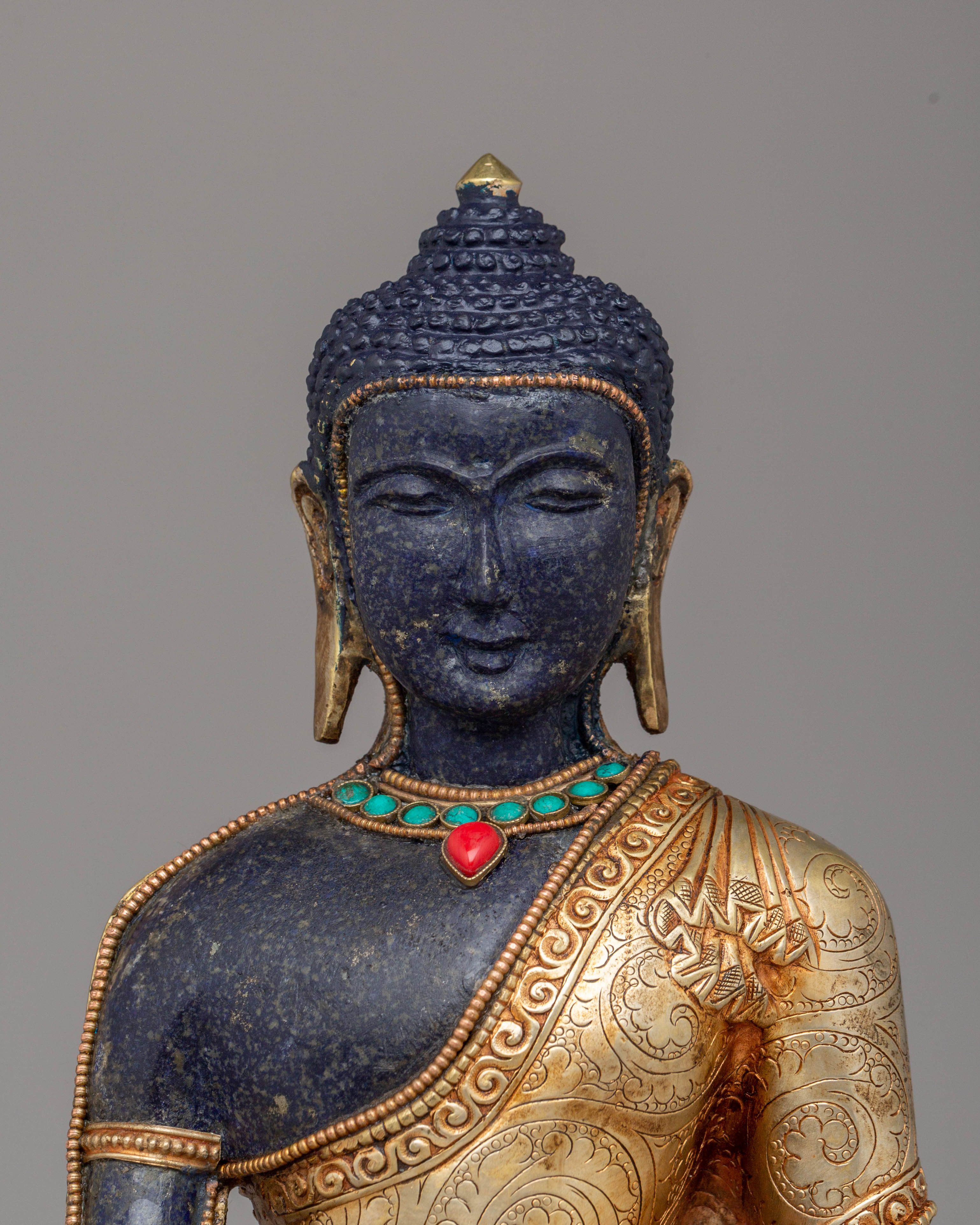 Handmade Shakyamuni Buddha Statue of Knowledge and Power