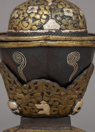 Traditionally Handworked Ritual Offering Kapala Set | Ritual Item for Shrine