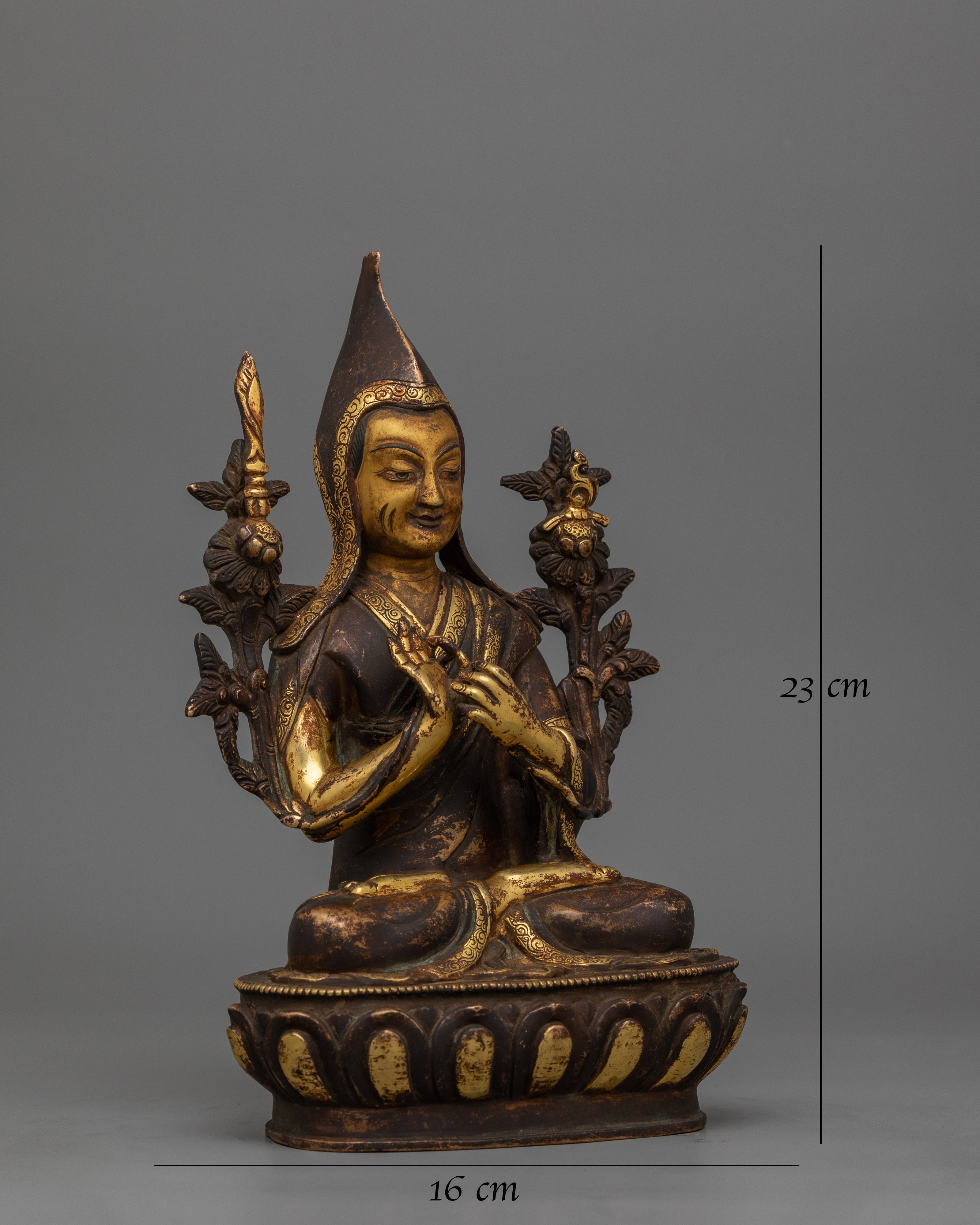 9 Inches Tsong Khapa Statue