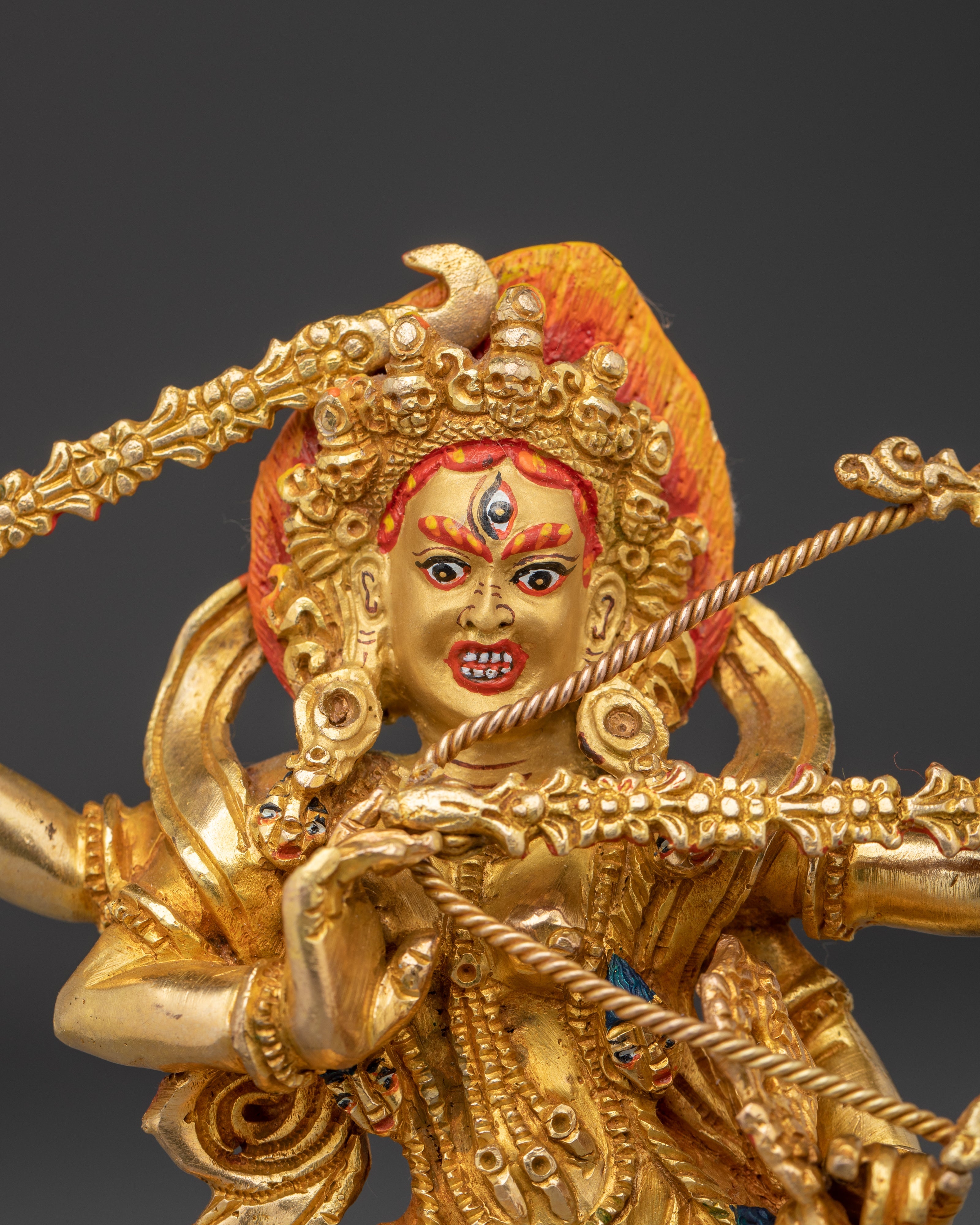 Tibetan Kurukulla Protection Statue | Handcrafted Tibetan Deity