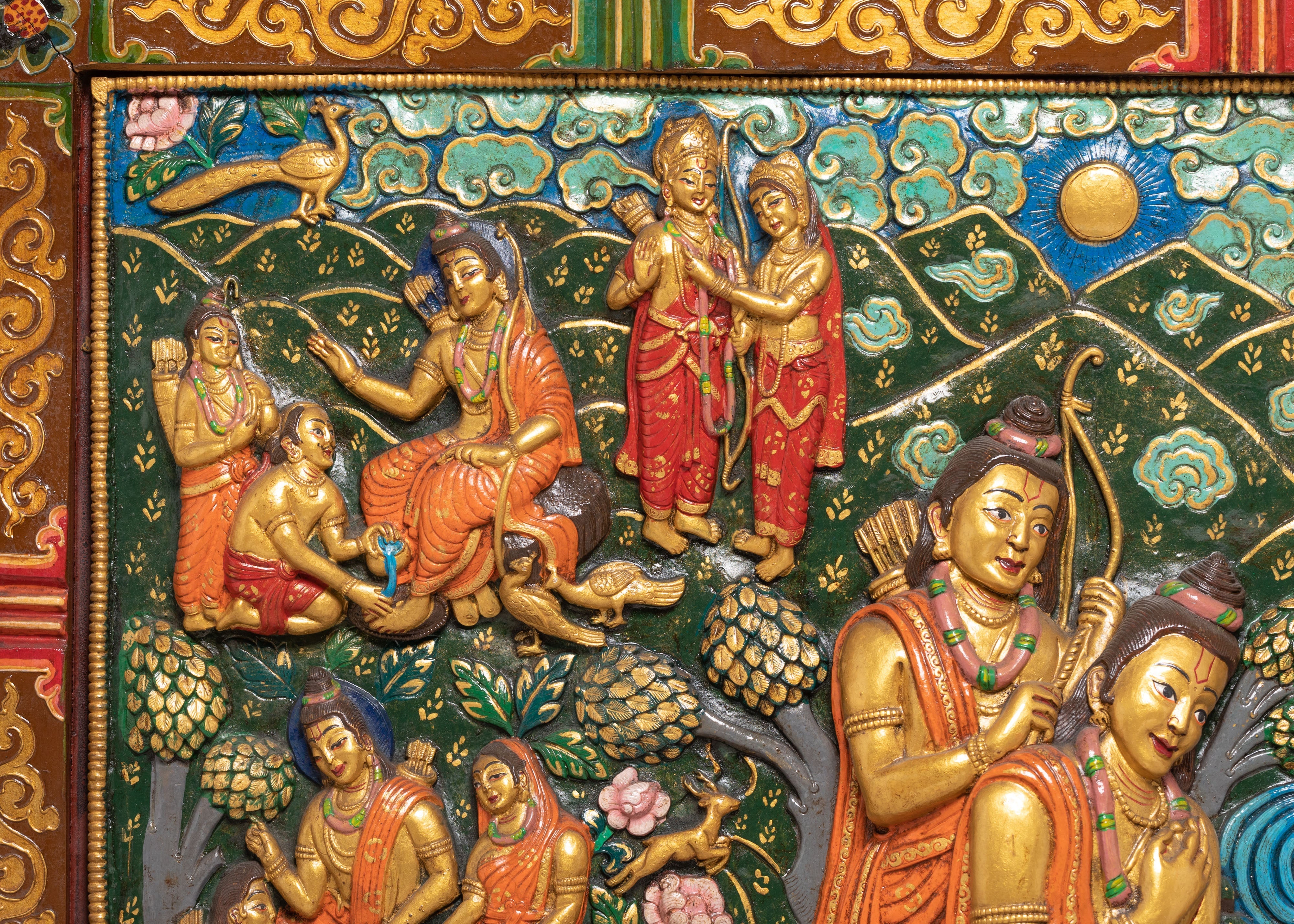 Hindu Deity Set Wall Hanging | Sacred Indian Gods Artwork