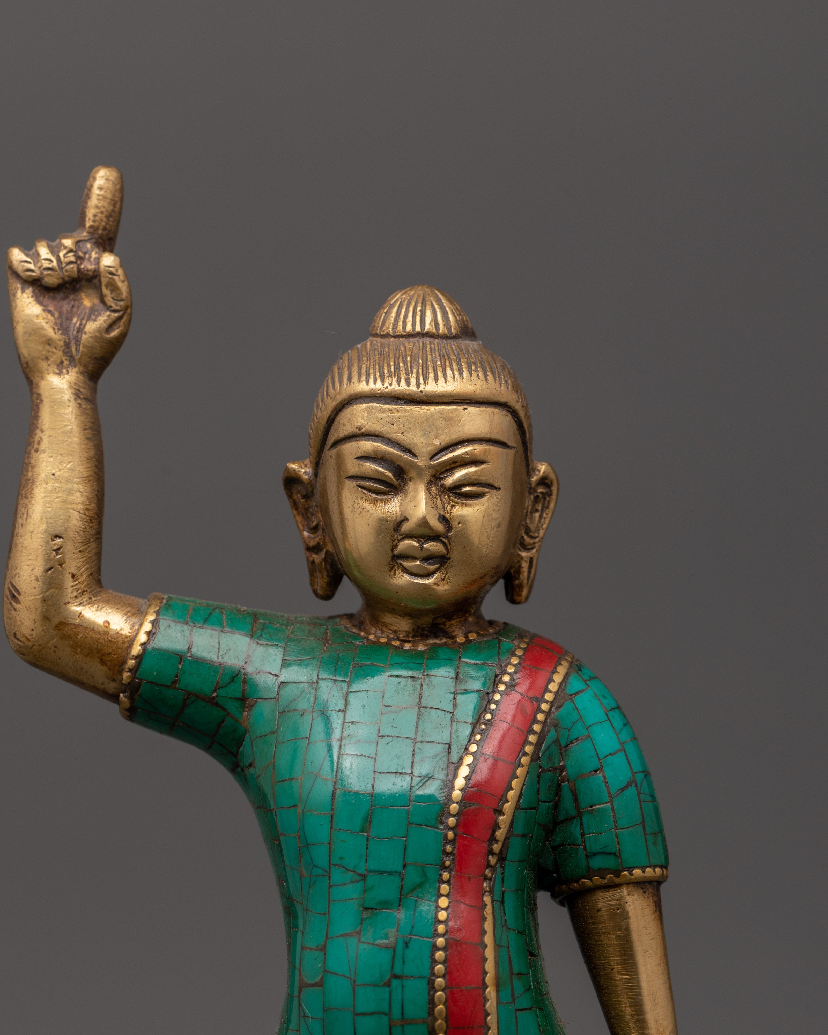 Siddhartha Gautama Brass Statue | Spiritual Decor
