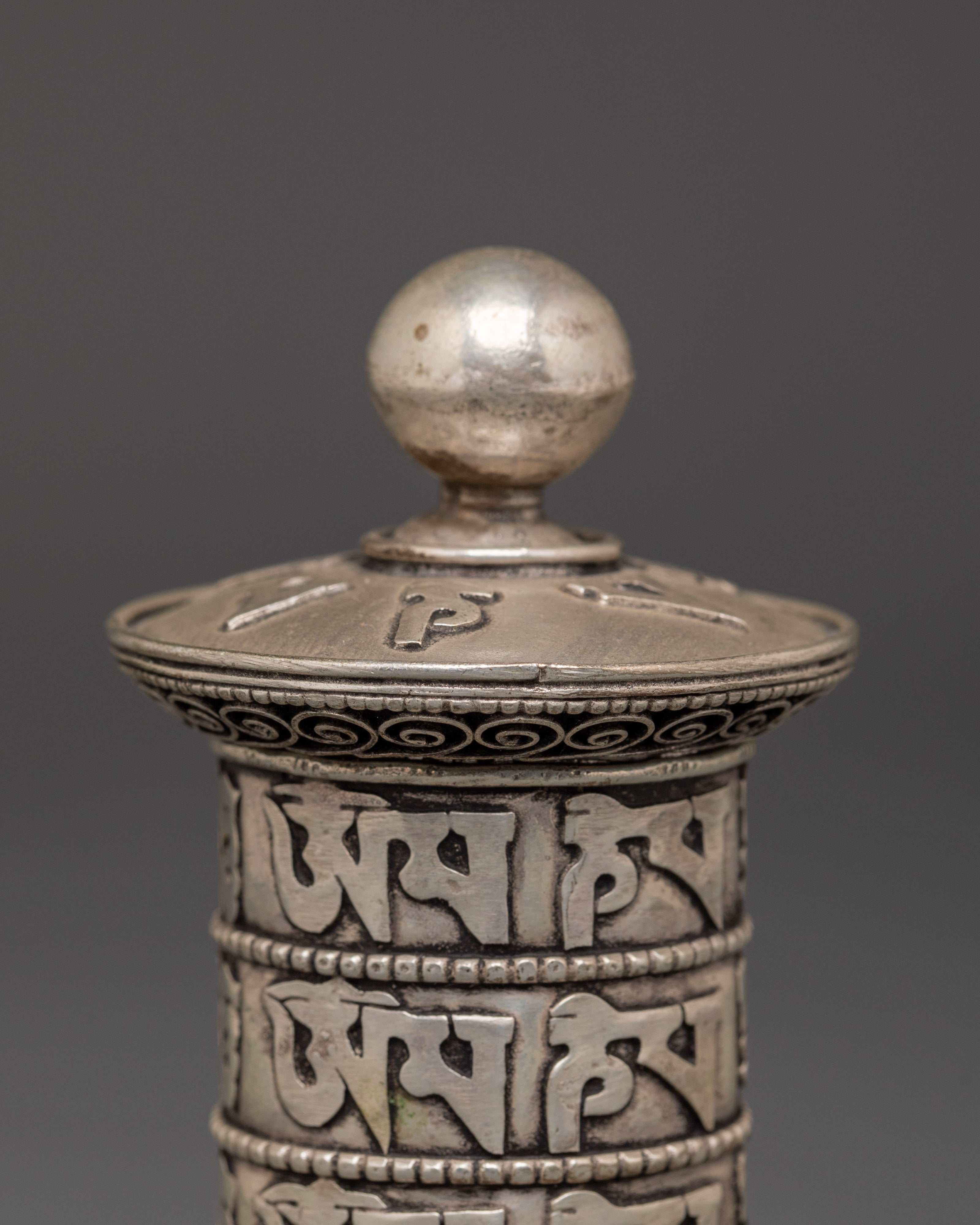 Buddhist Religious Prayer Wheel |  Spiritual Healing Wheel for Meditation