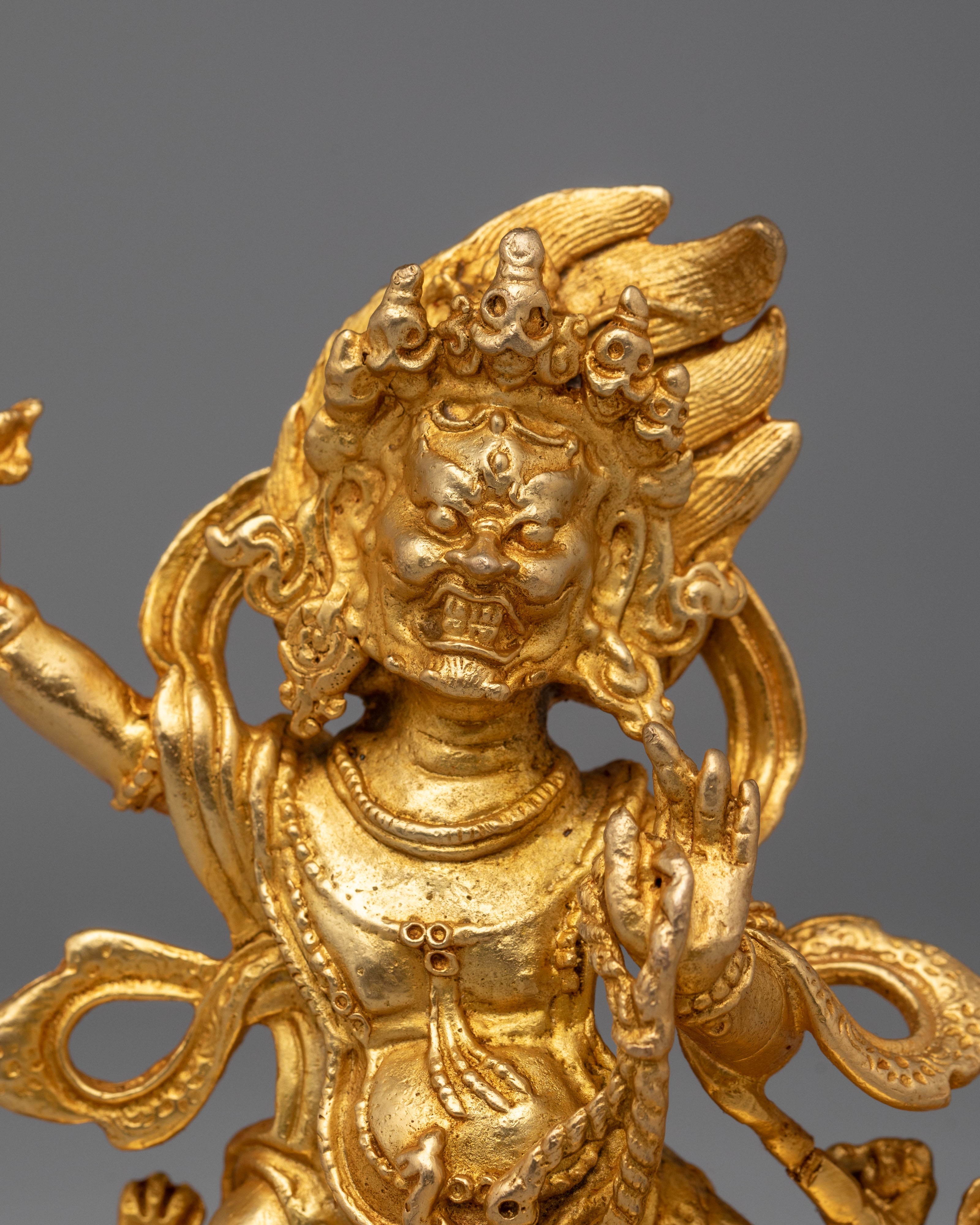 Himalayan Vajrapani Statue | Buddhist Protector Deity