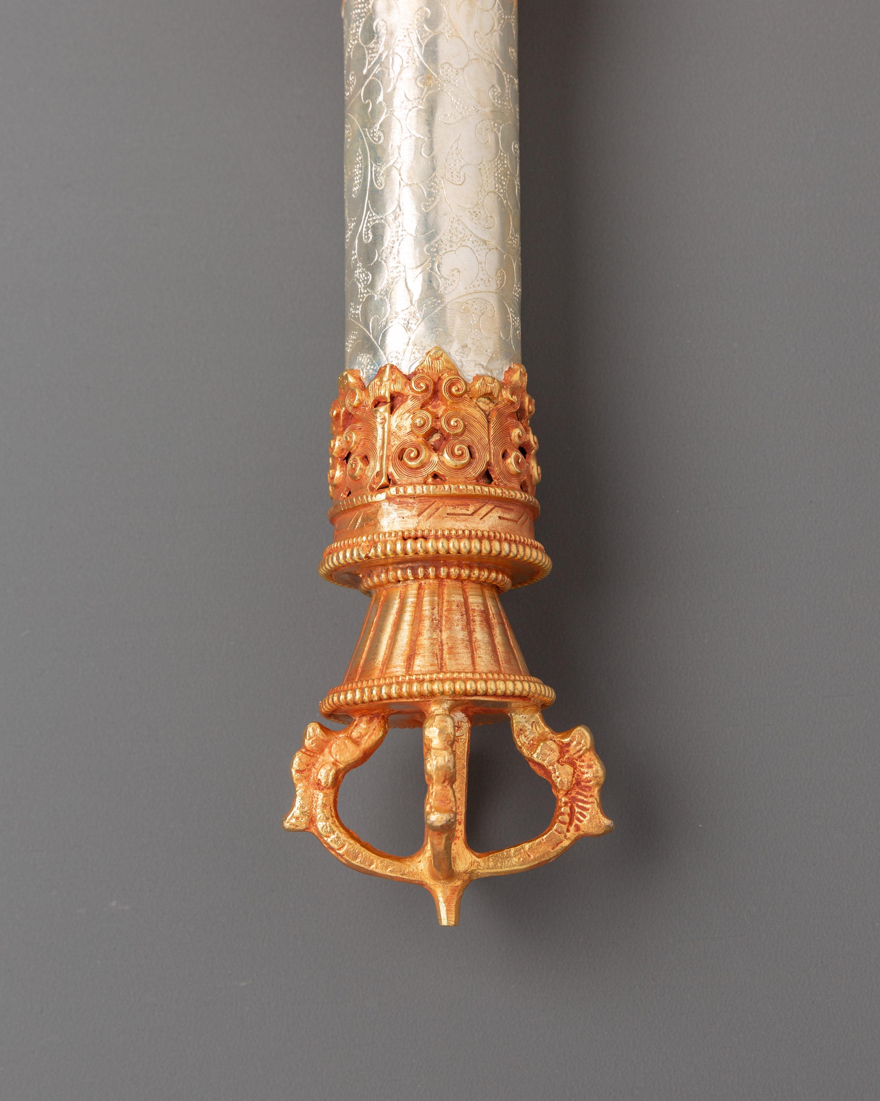 Gold Plated Incense Holder for Spiritual Practice | Perfect for Meditation and Offerings