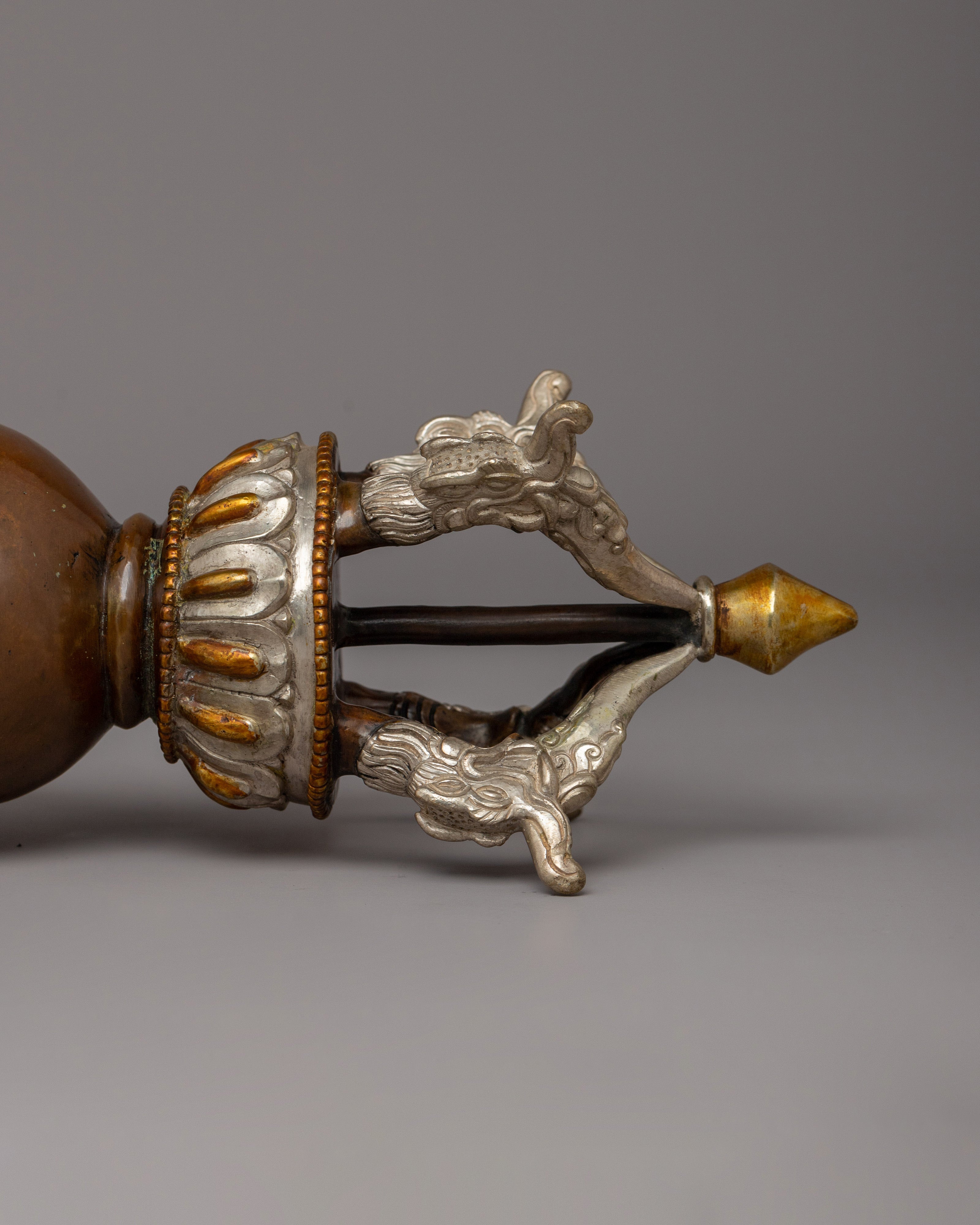 Handmade 5-Pronged Tibetan Vajra | Tibetan Buddhist Tool for Spiritual Transformation