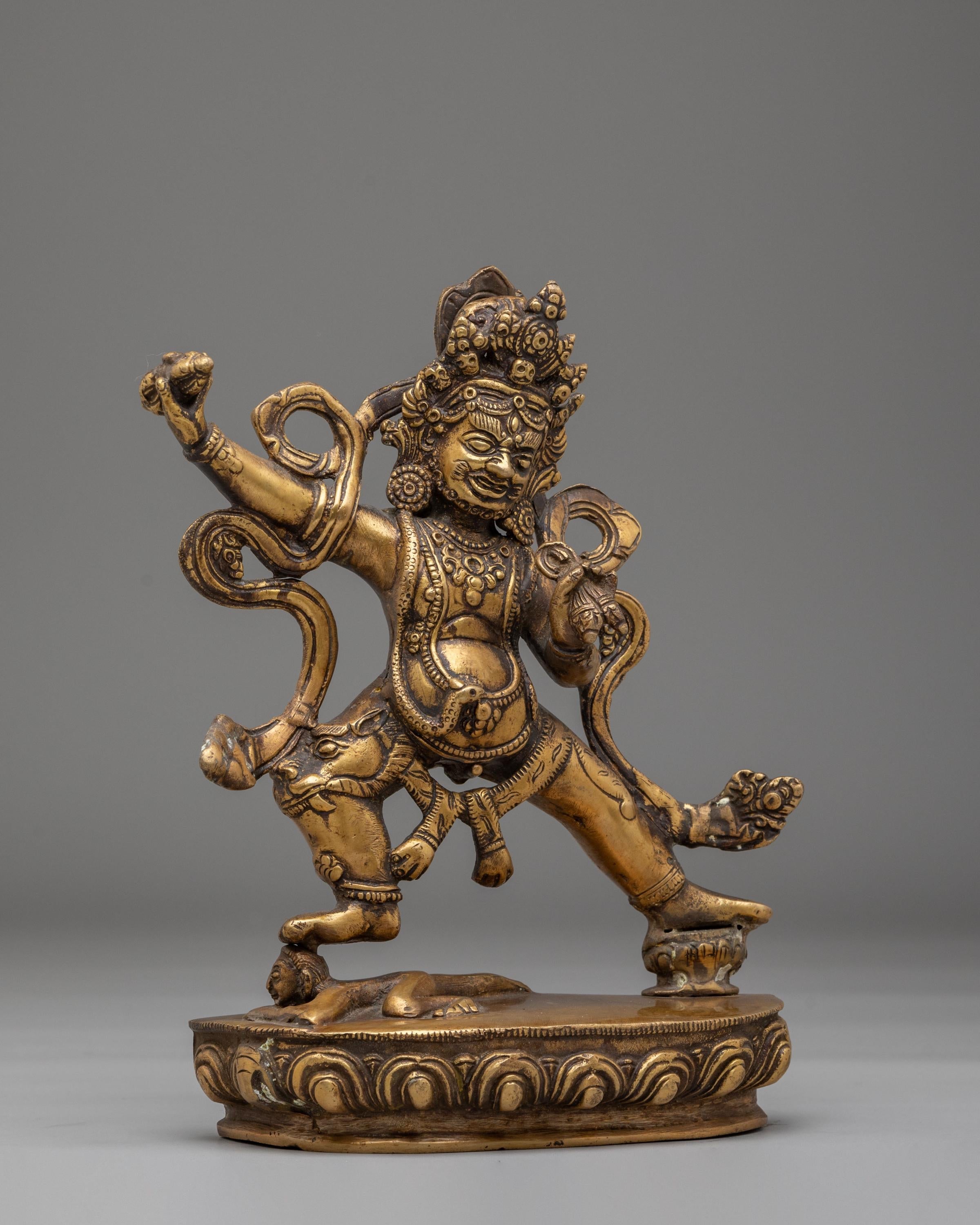 Vajrapani Statue Of Dharma Protection | Handcrafted Vajrapani Art