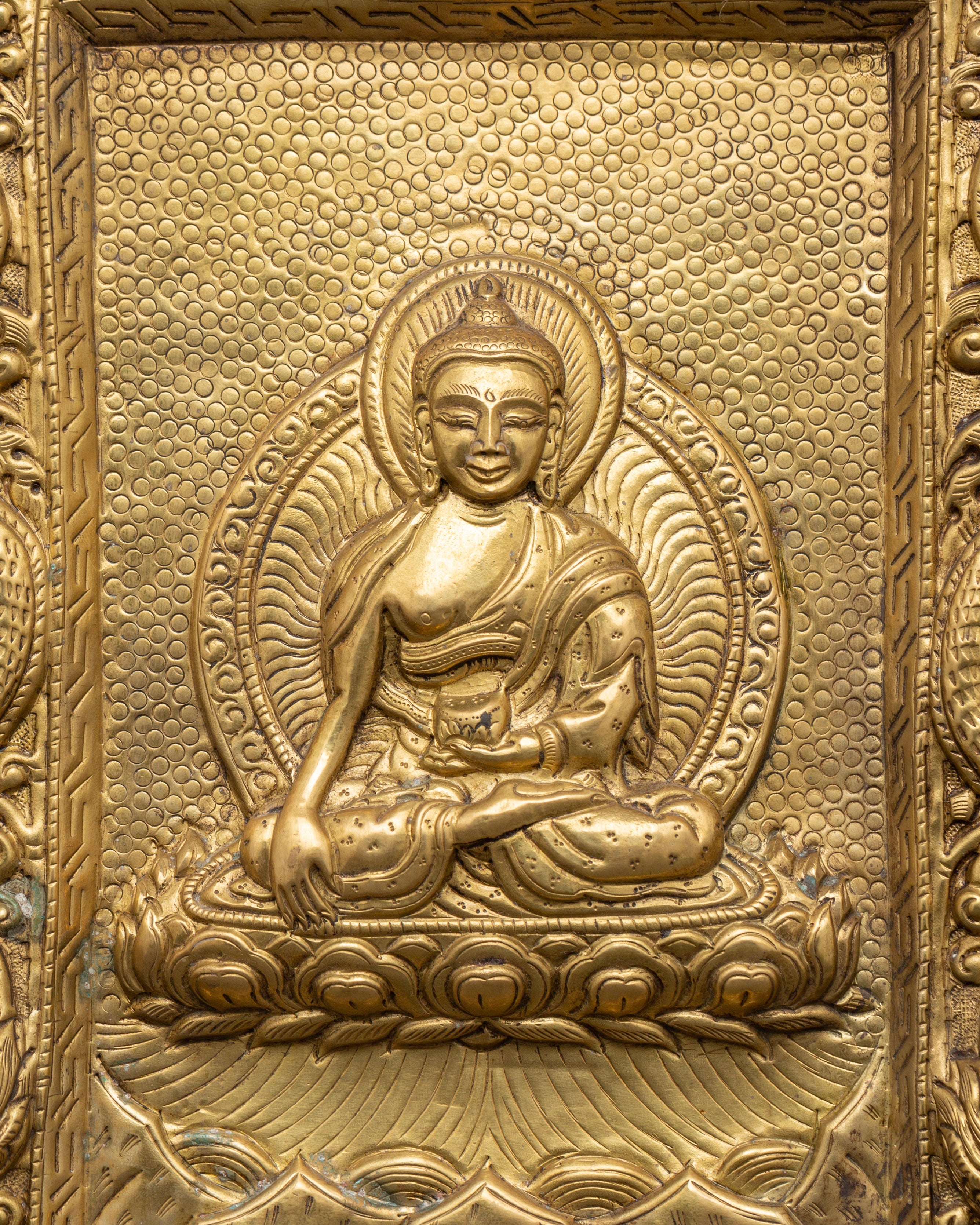 Wall-Hanging Shakyamuni Buddha | Buddhist Decor for Home or Altar