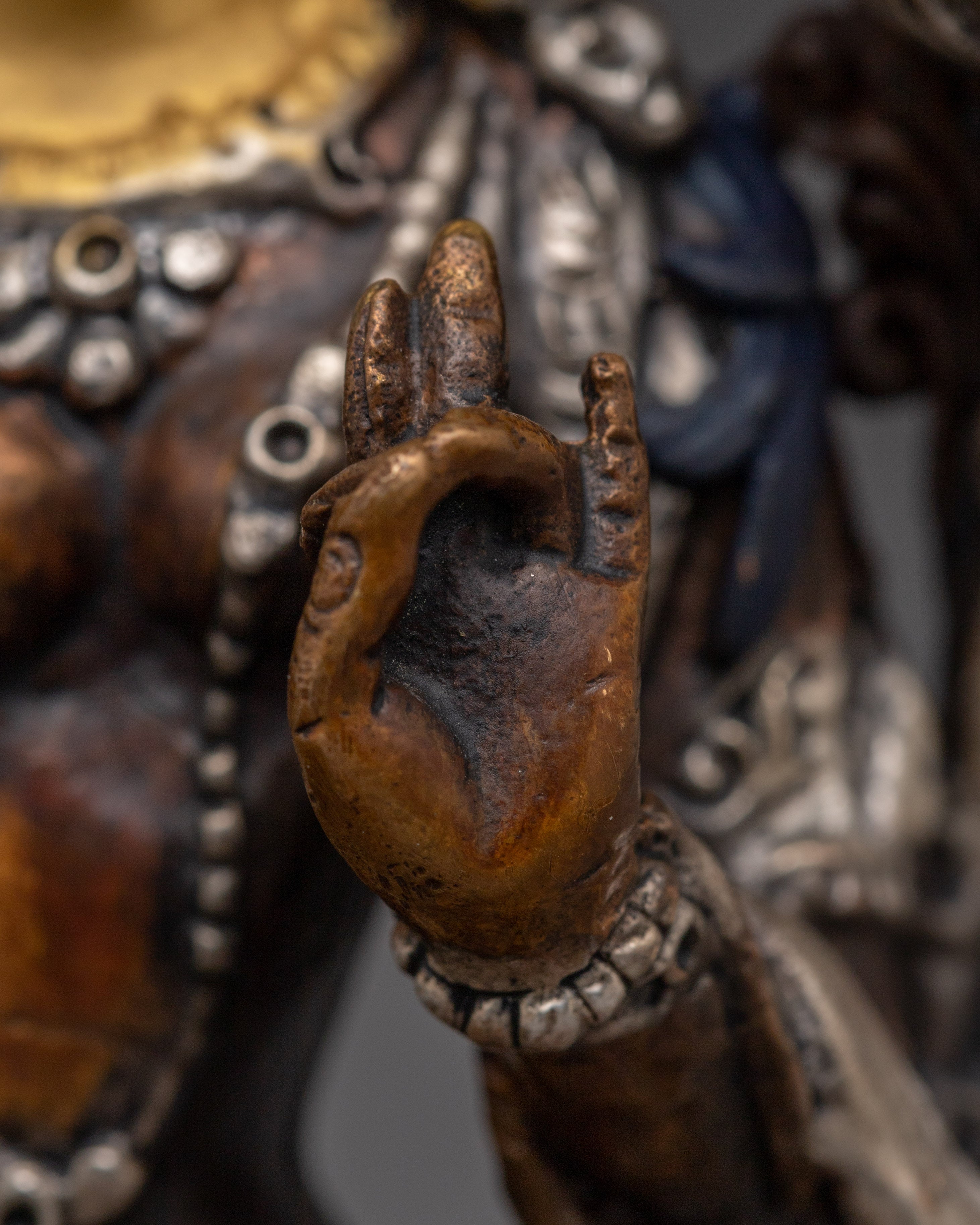 Oxidized Green Tara Nepali Artwork | Mother of All Buddhas