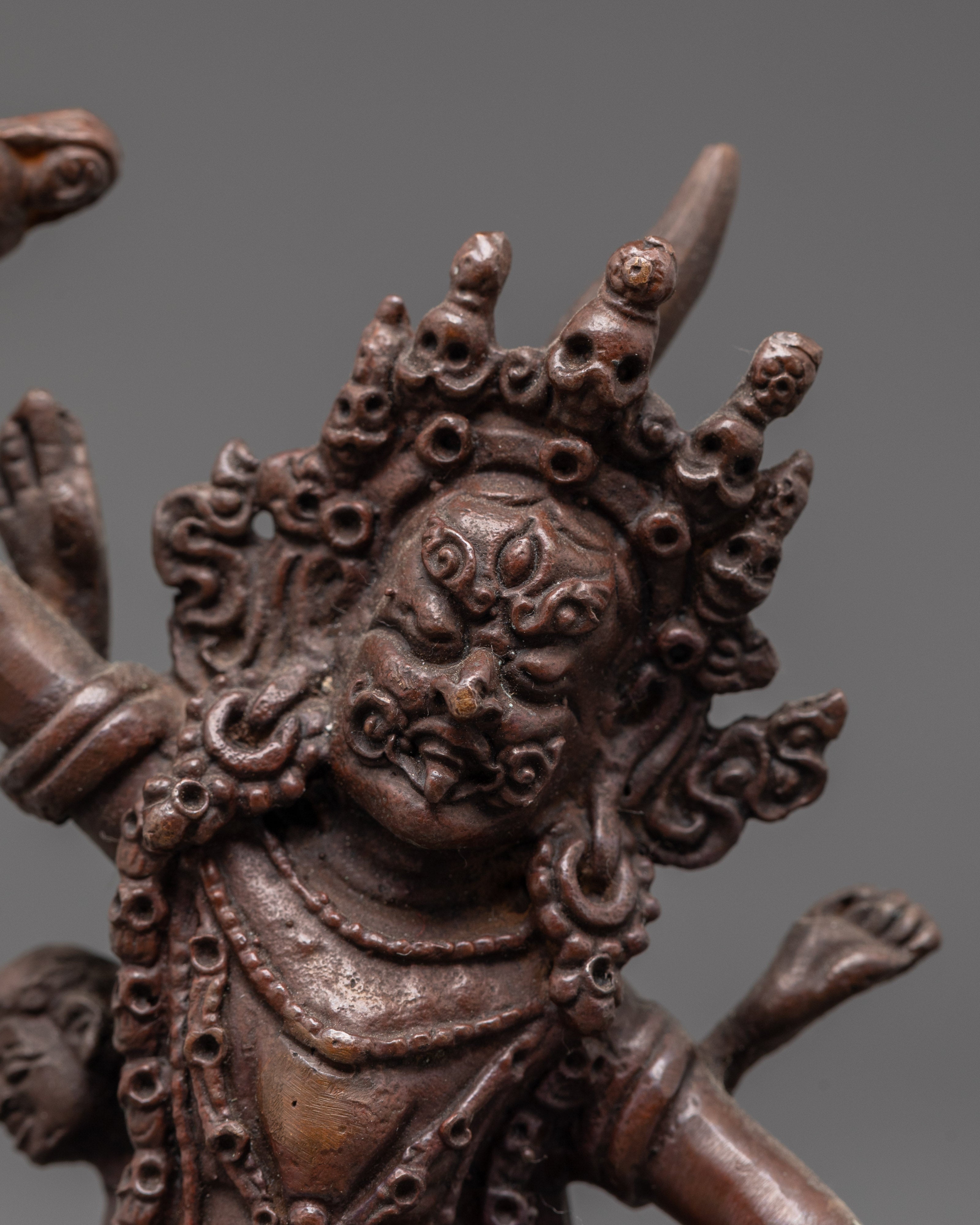 Buddhist Ekajati Goddess Figurine | The Fierce Protector Deity