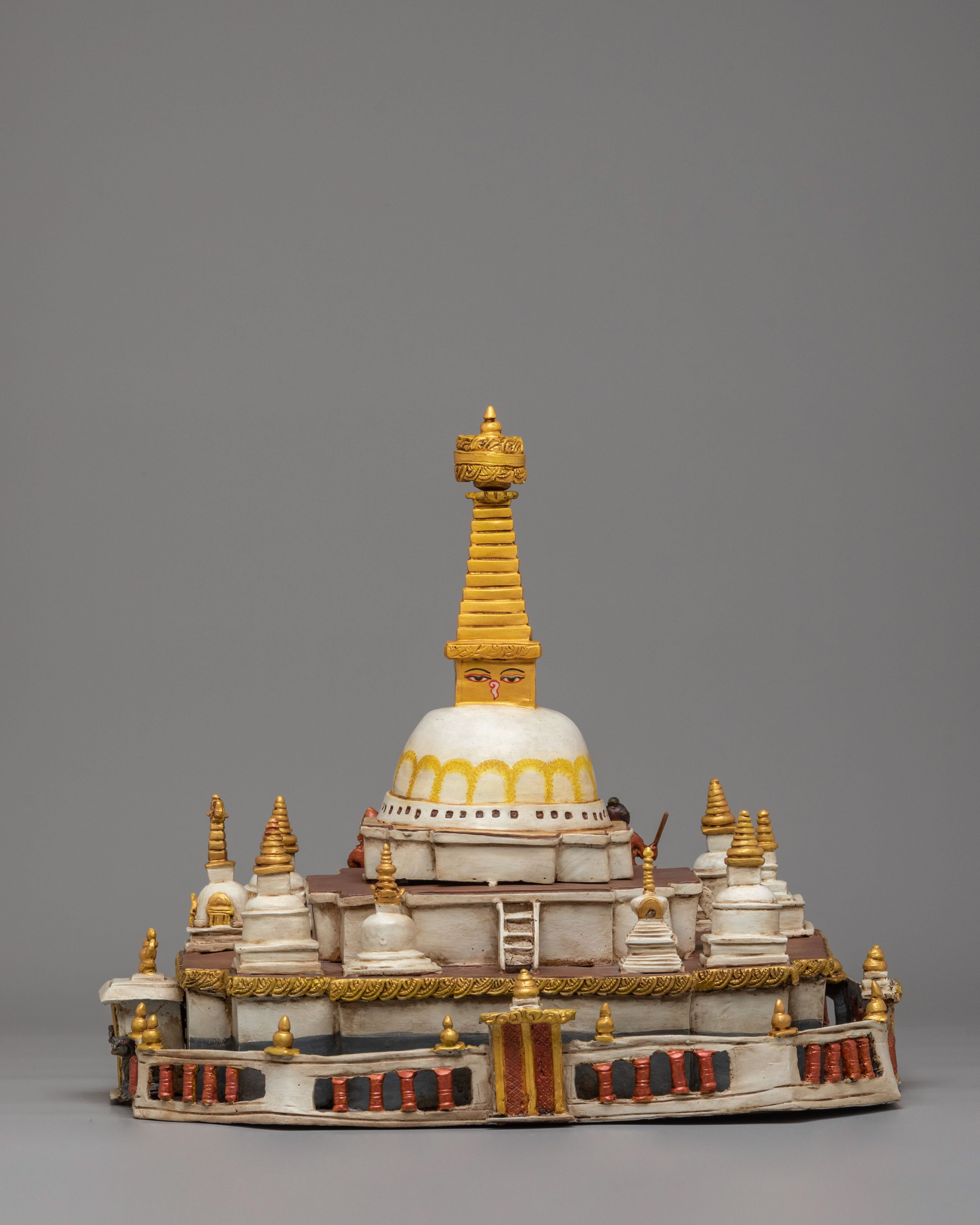Handcrafted Himalayan Stupa Sculpture | Sacred Buddhist Art for Meditation