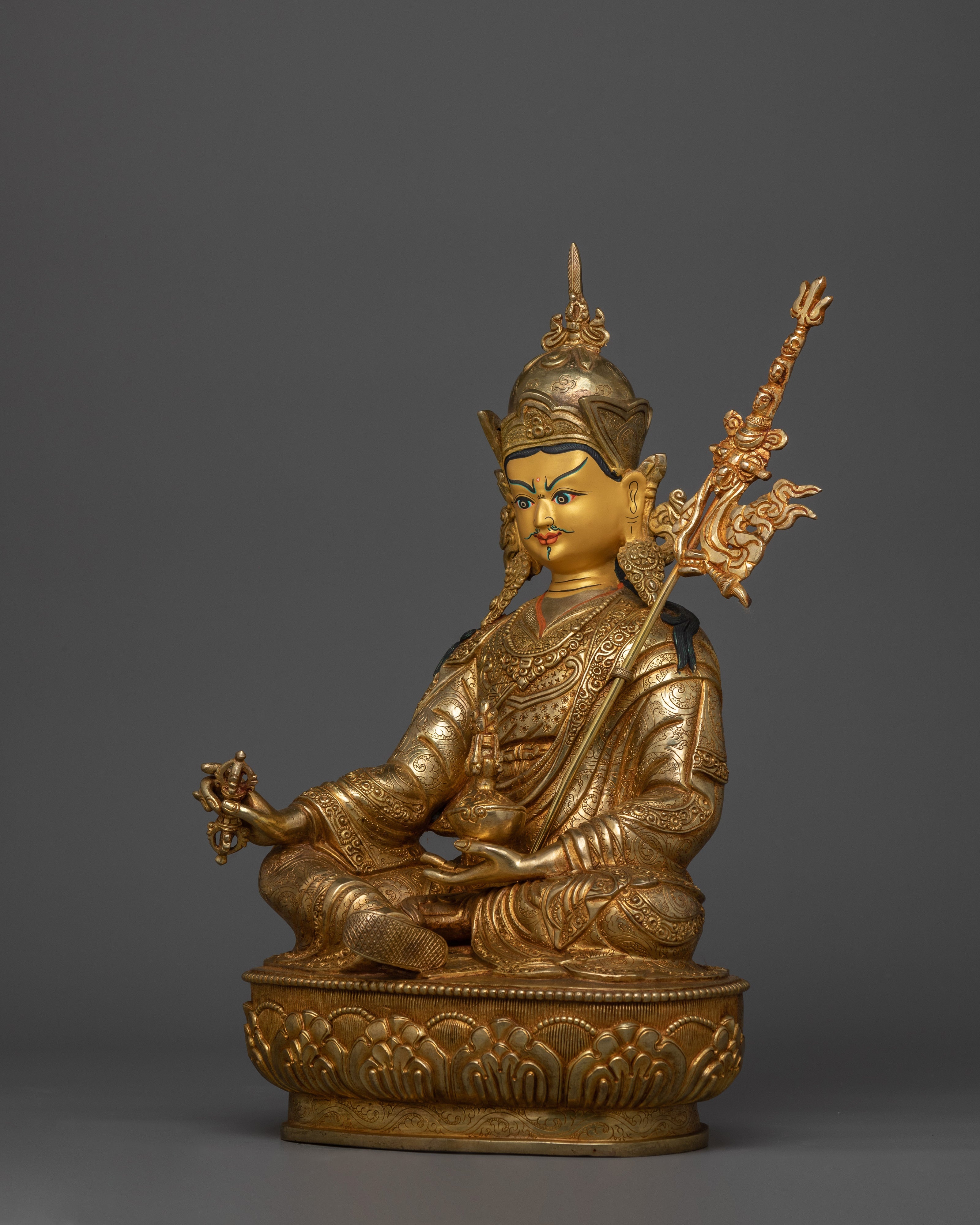 8 Manifestations of Guru Rinpoche Statue Set | Forms of Guru Rinpoche