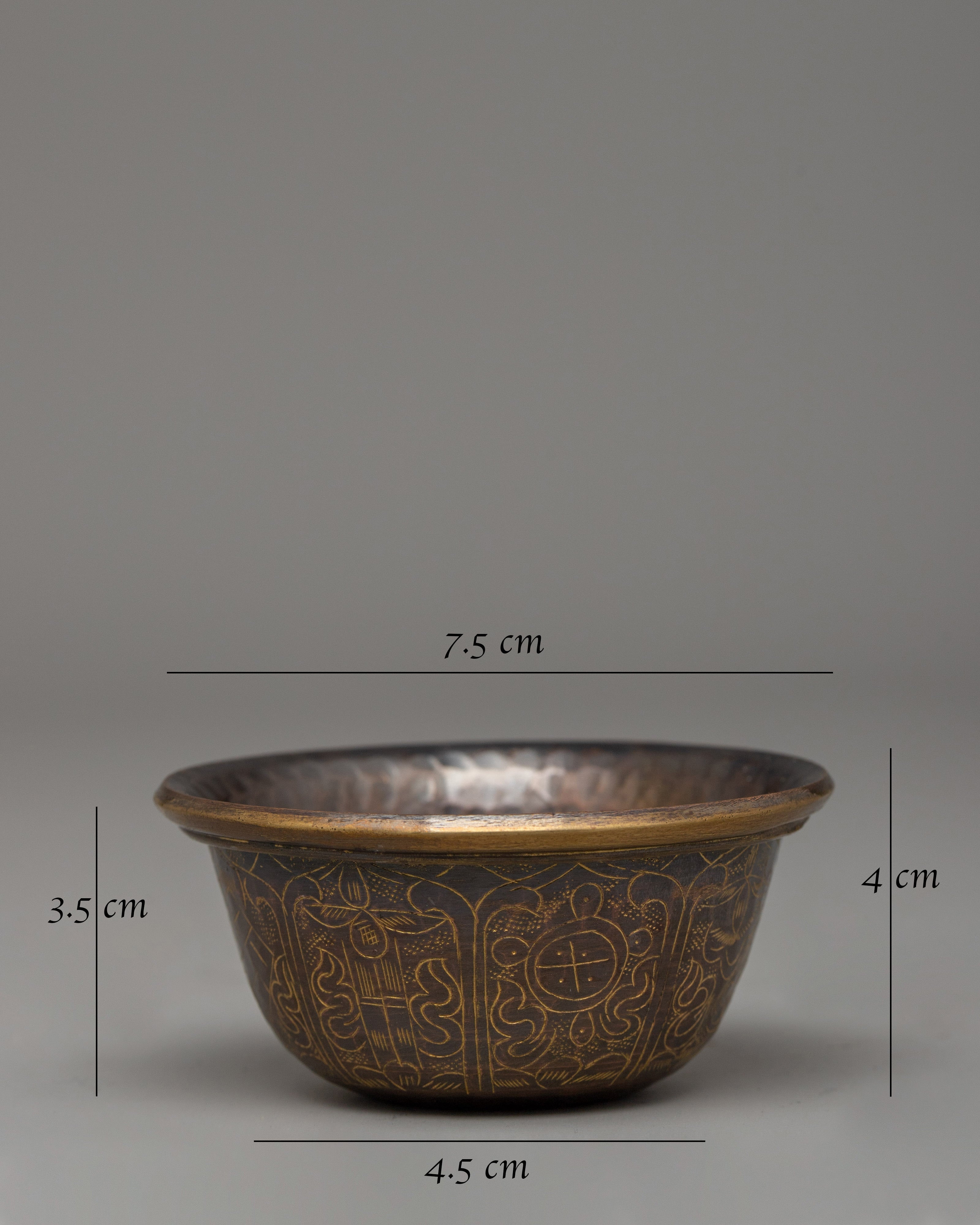 Offering Water Bowl Set | Puja Accessories for Shrine & Meditation