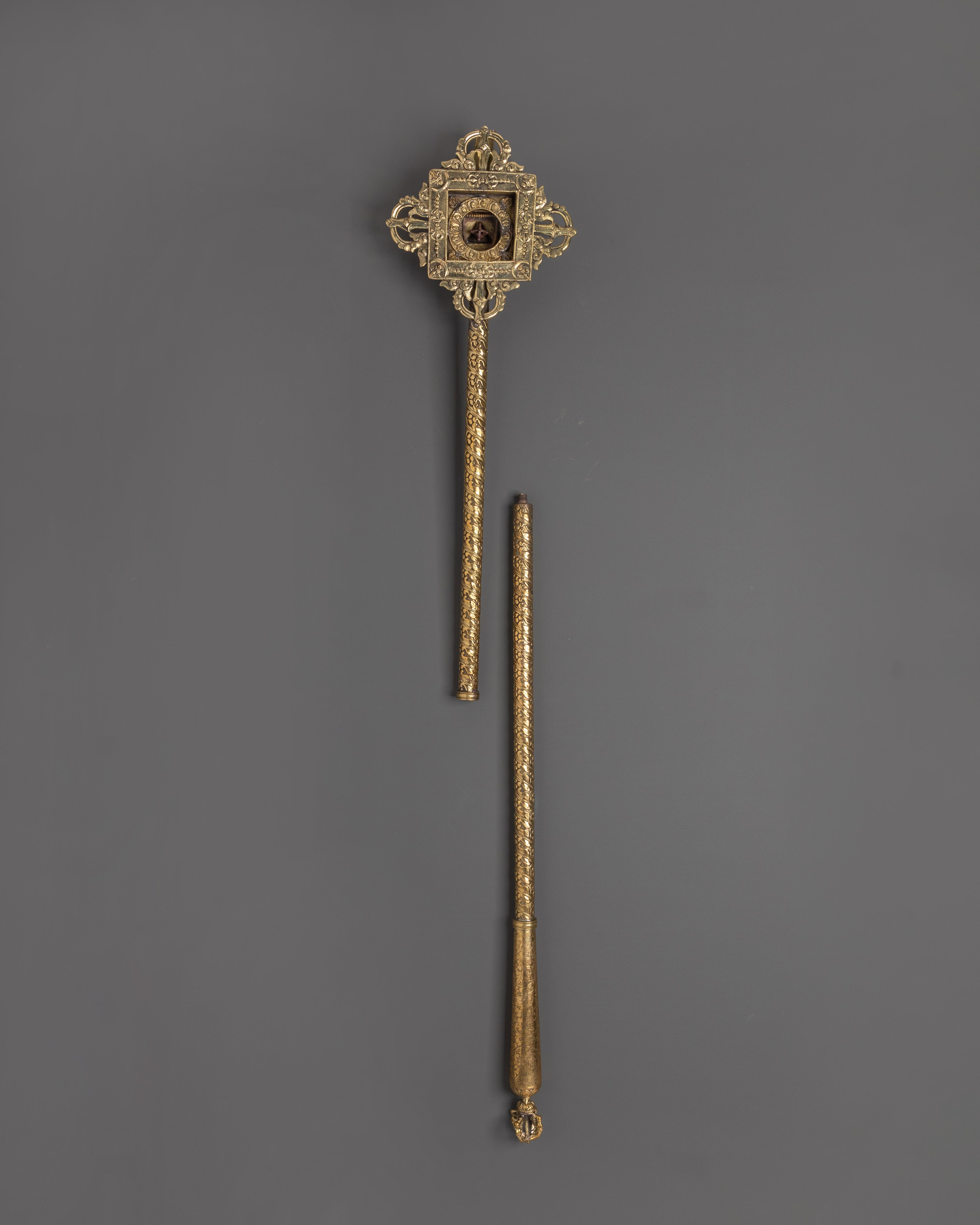 Tibetan Gangsa and Ganglu Set | Buddhist Ceremonial Altar Set