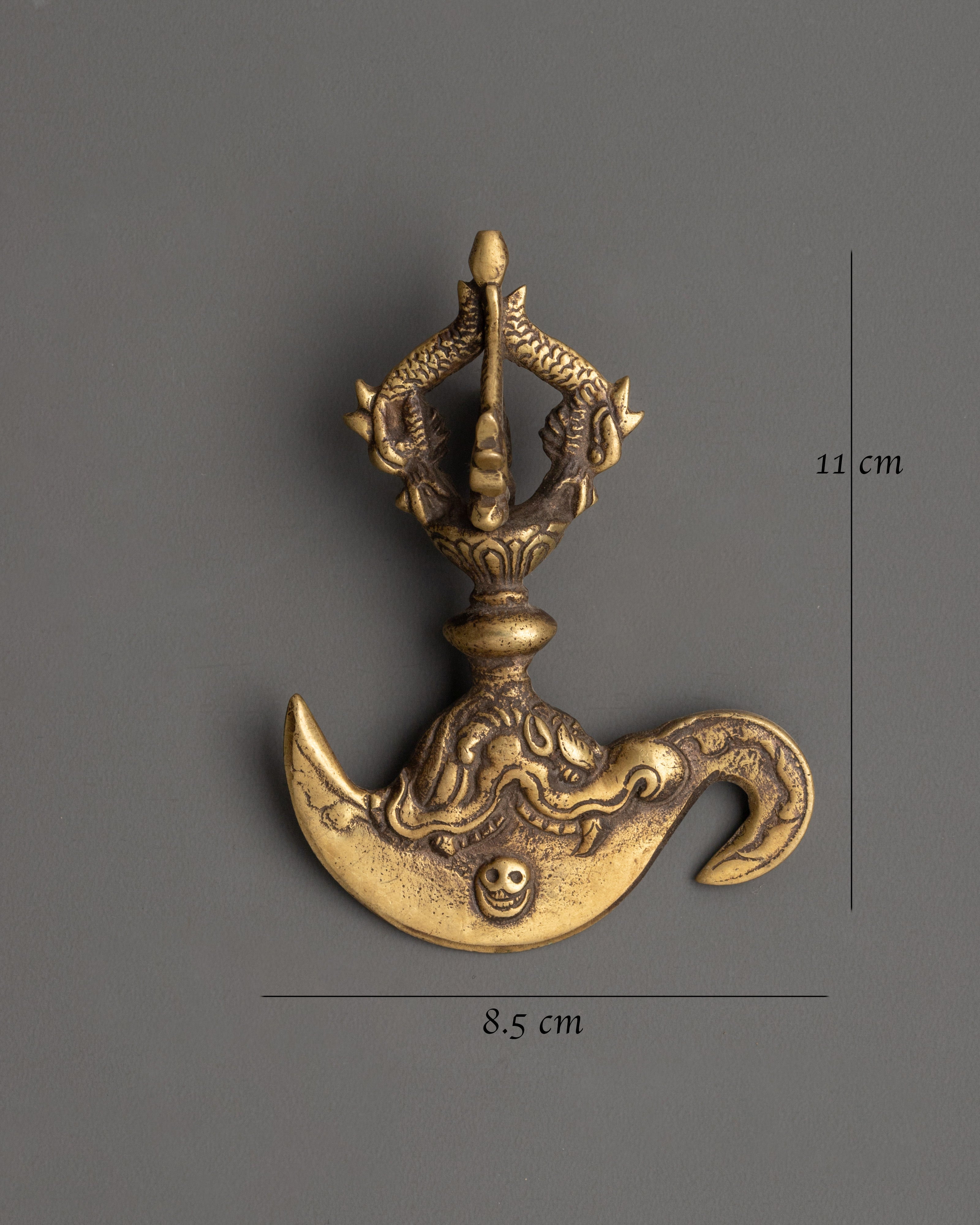 Kartika Knife Tibetan Ritual Tool | Sacred Buddhist Ceremony Dagger
