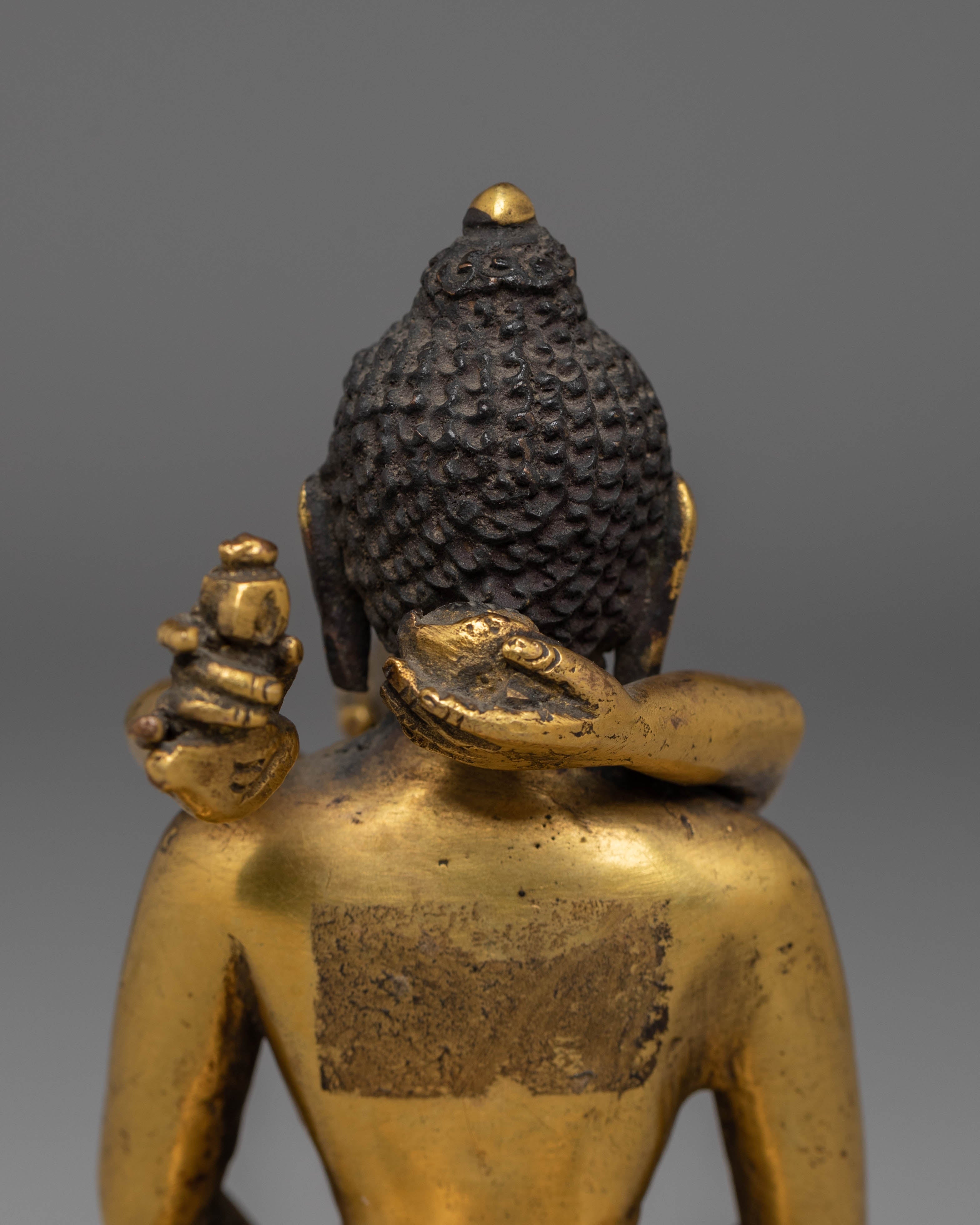 Samantabhadra with Samantabhadri Statue | Sacred Gold Plated Buddhist Art