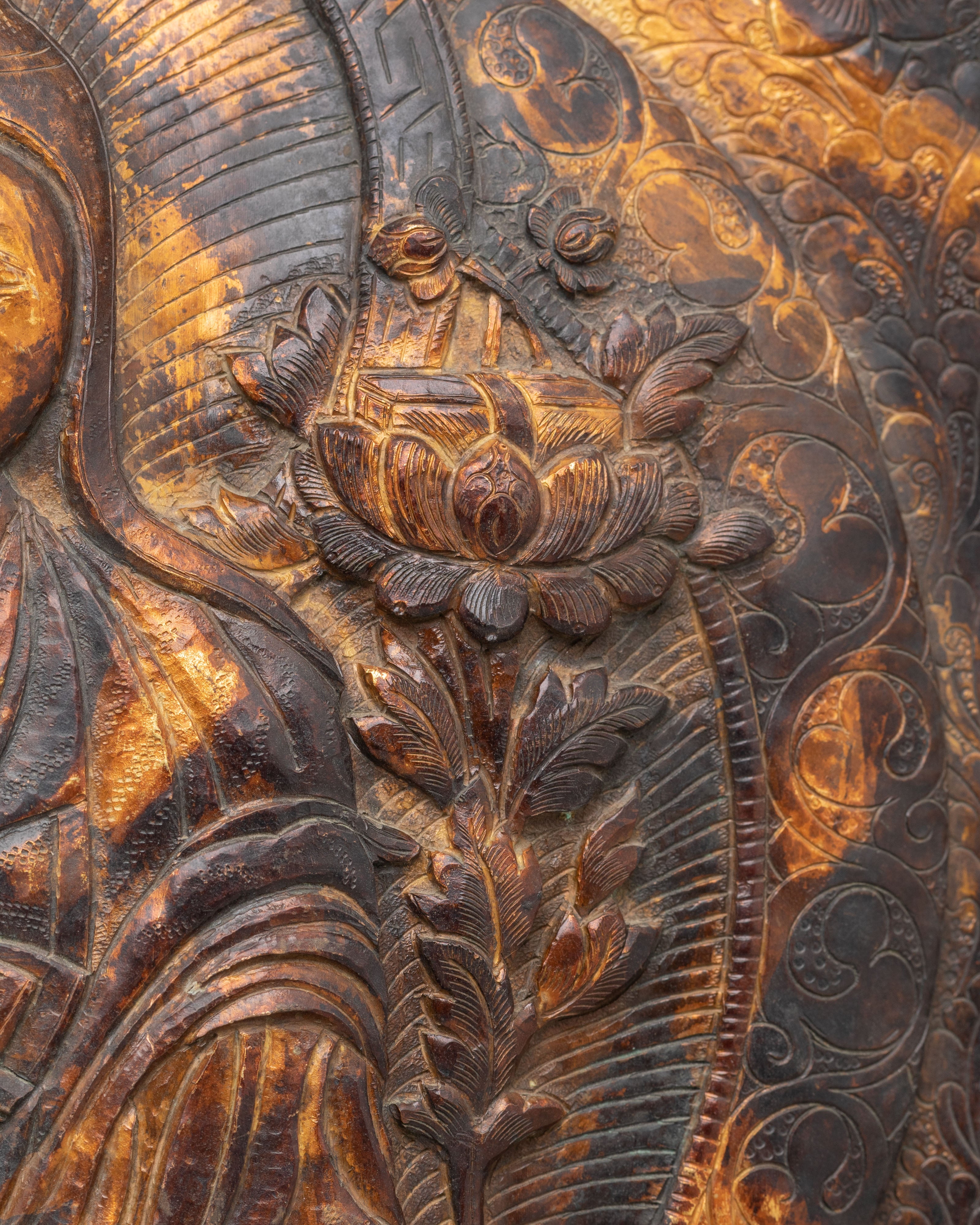 Tsongkhapa Guru Altar Wall Hanging | Traditional Artwork