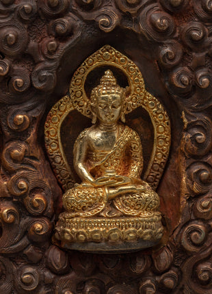 Tibetan Buddhist Offering Conch | Handcrafted Sankha Ritual Shell