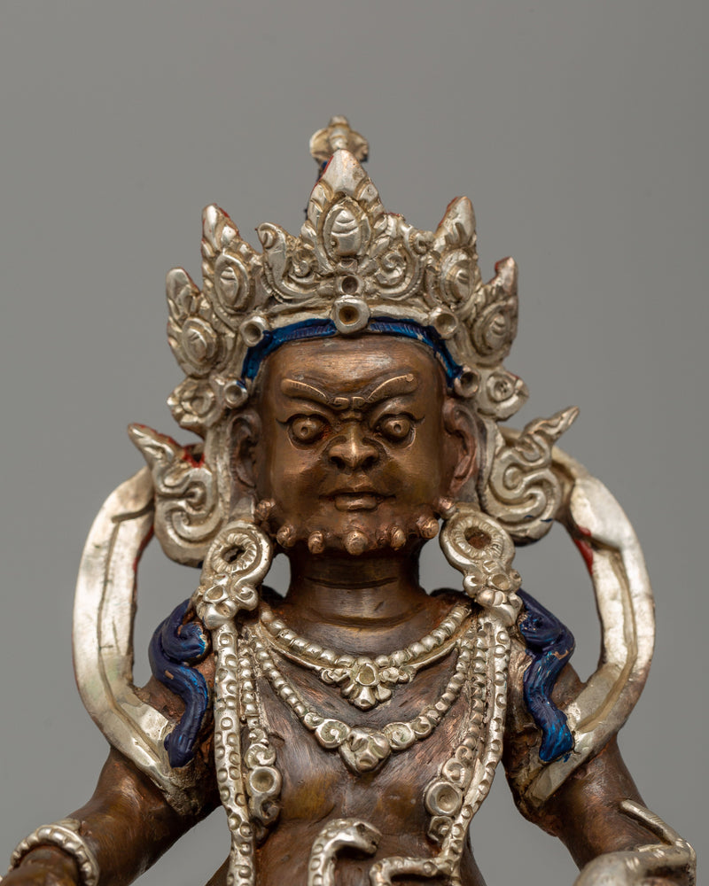 Deity Dzambhala Sculpture | The Divine Wealth Deity