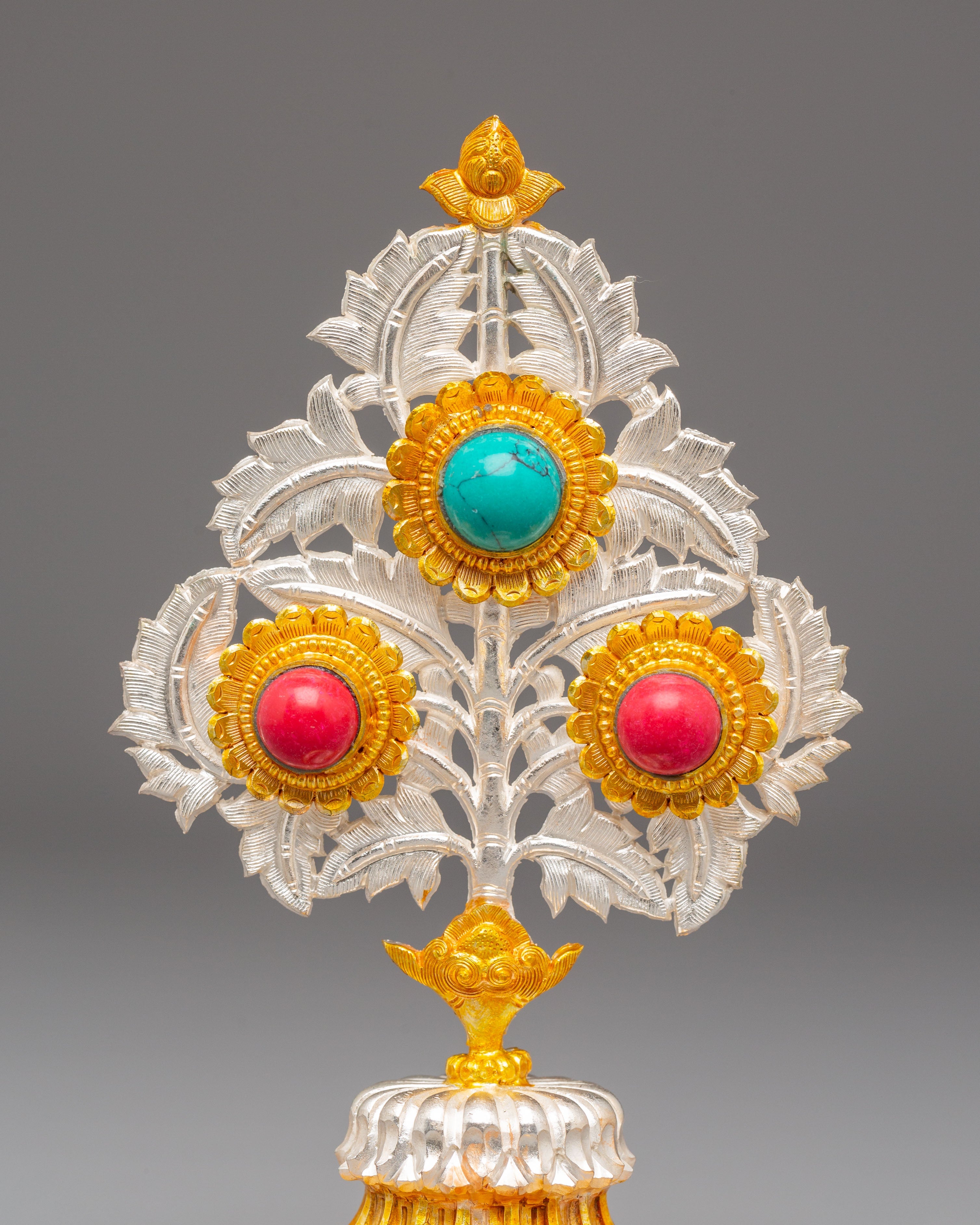 Tibetan Decorative Tree | Handcrafted Buddhist Wish-Fulfilling Ornament