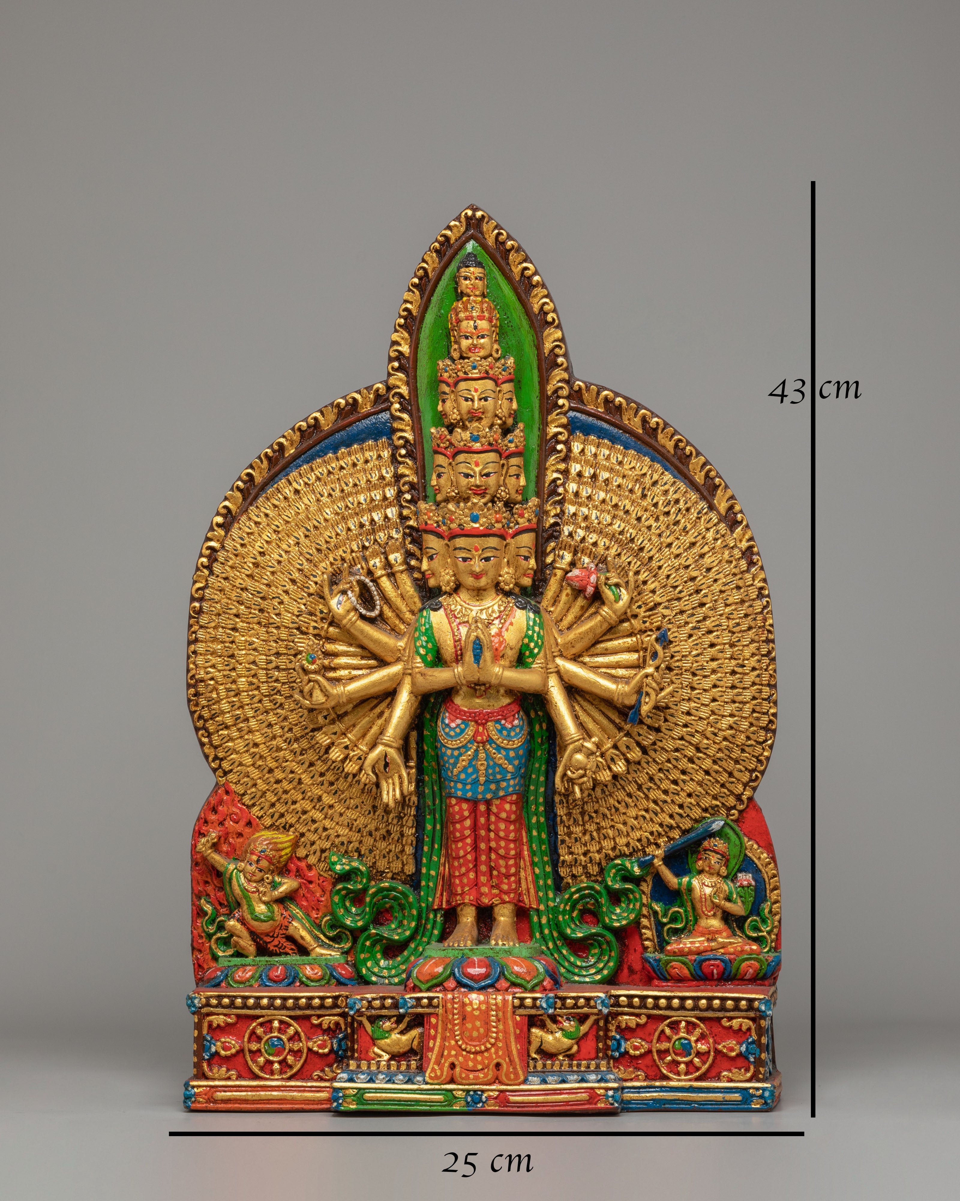 Statue of 1000 Armed Chenrezig | Himalayan Treasure of Nepal