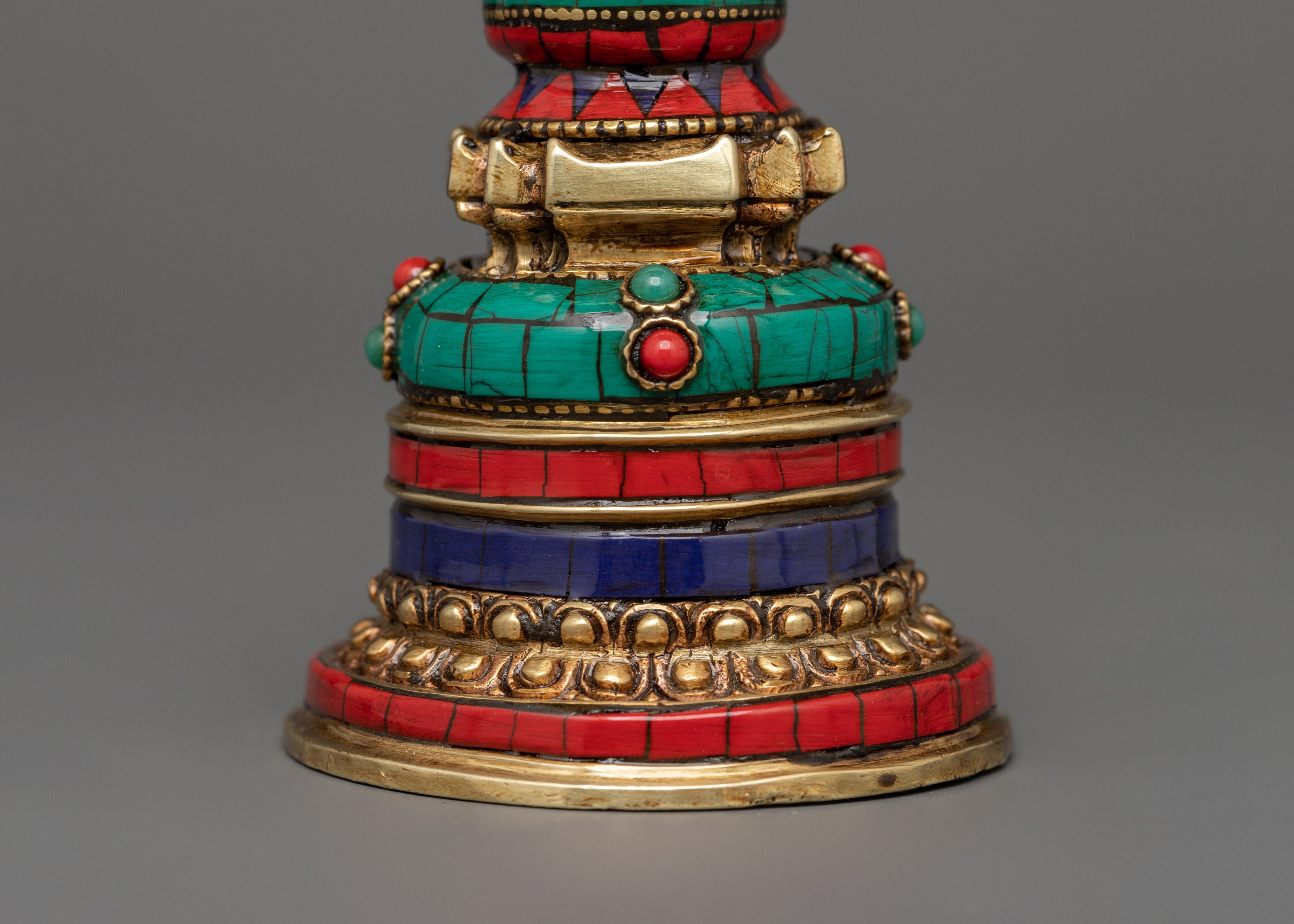 Copper Stupa for Dharma | Religious Decor
