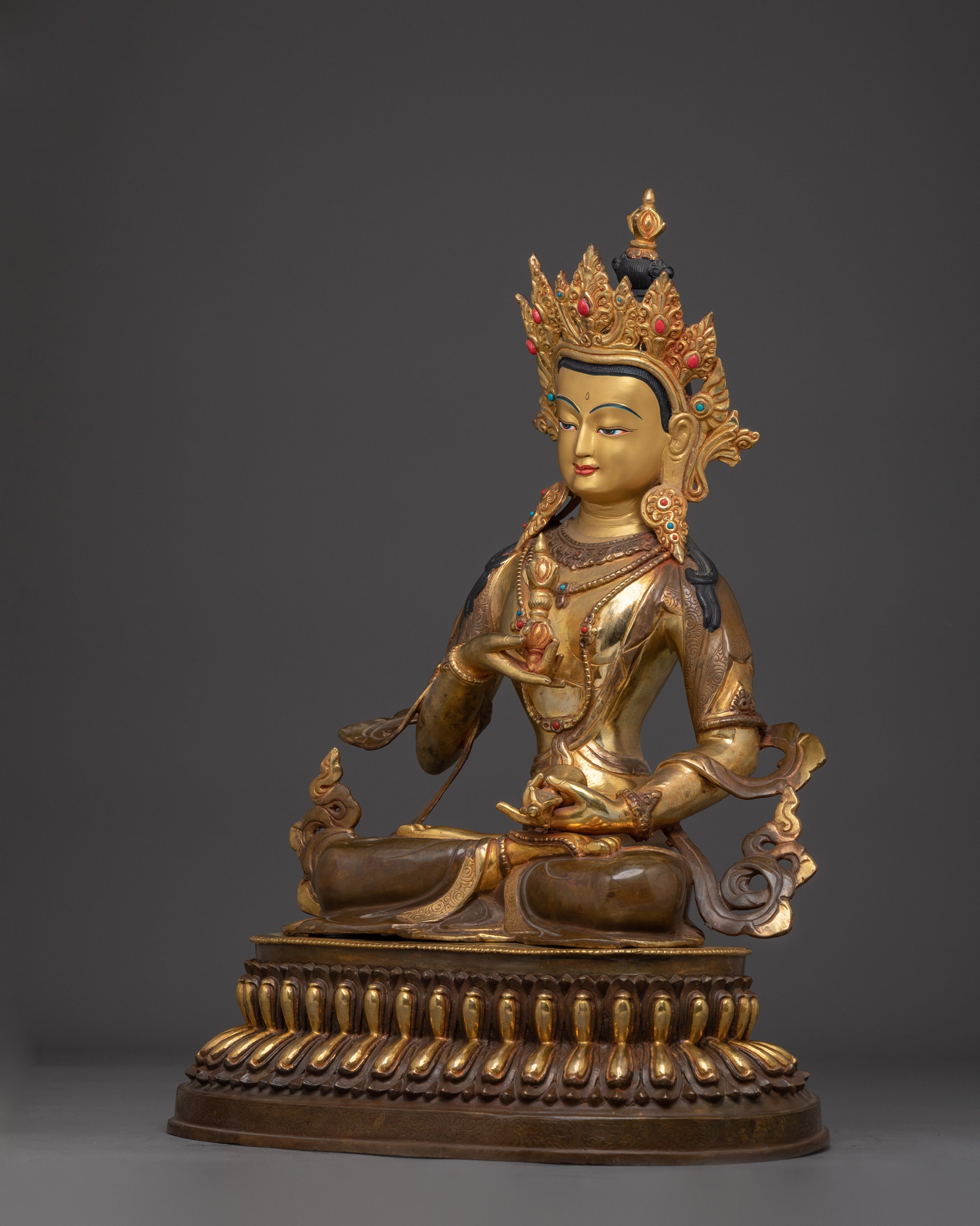 Tibetan Buddhist Purifier Deity vajrasattva Art | Dorje Sempa Sculpture