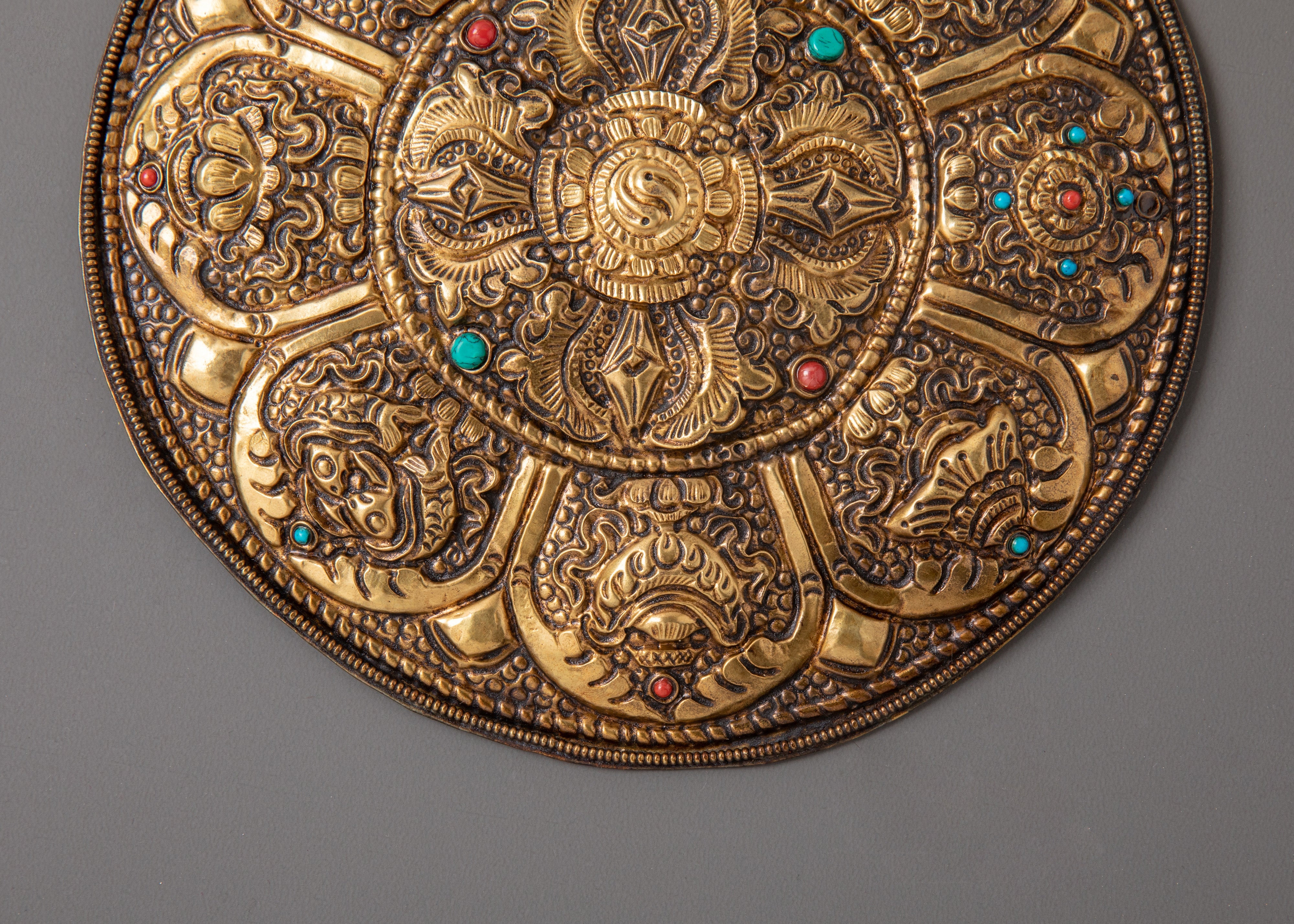 Eight Auspicious Symbol Wall Hanging | Symbol of Wisdom