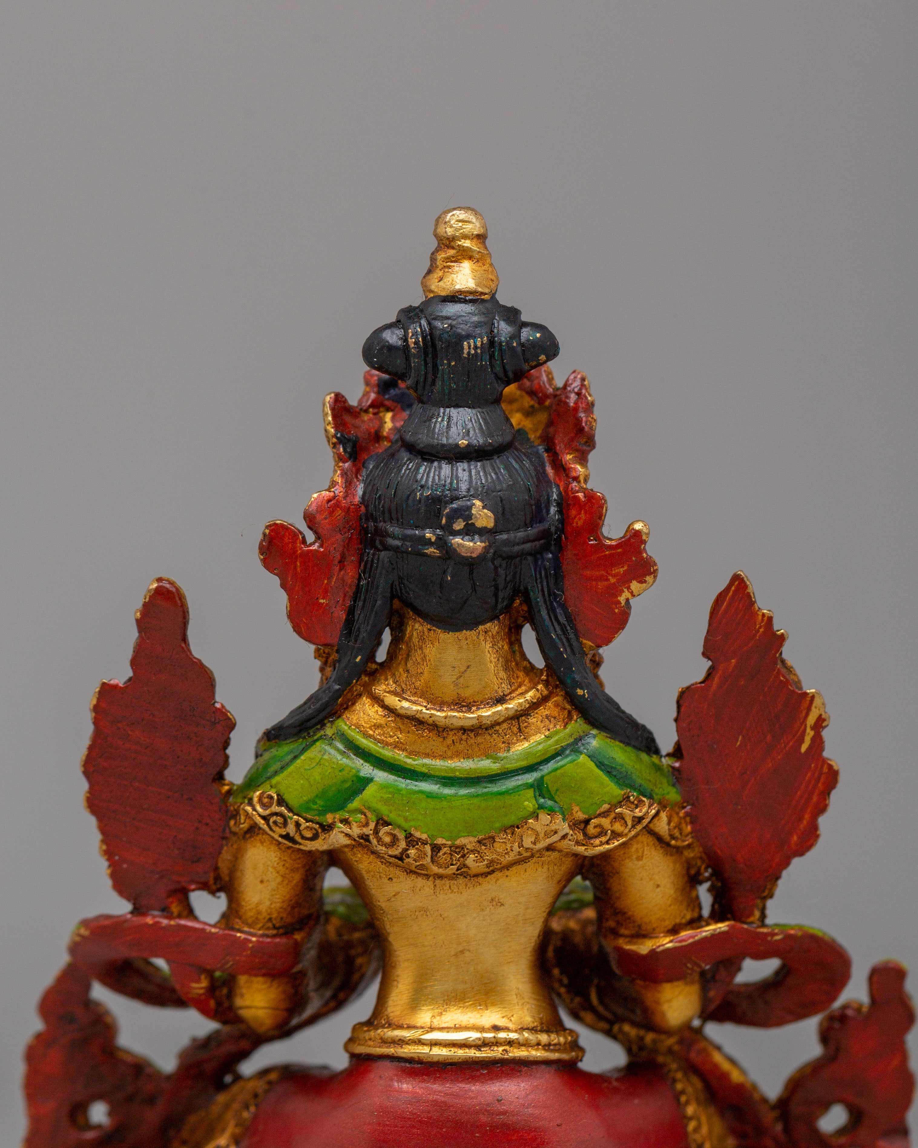 Spiritual Maitreya Buddha Deity Statue | Handmade Copper Sculpture with 24K Gold Plating