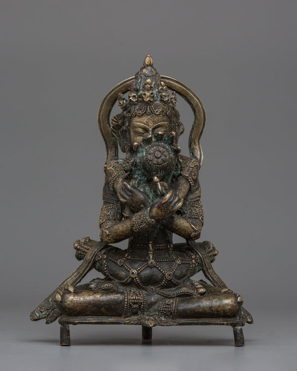 Chakrasamvara Buddhist Statue With His Consort