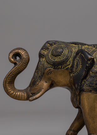 Brass Elephant Figurines | Symbol of Strength and Wisdom