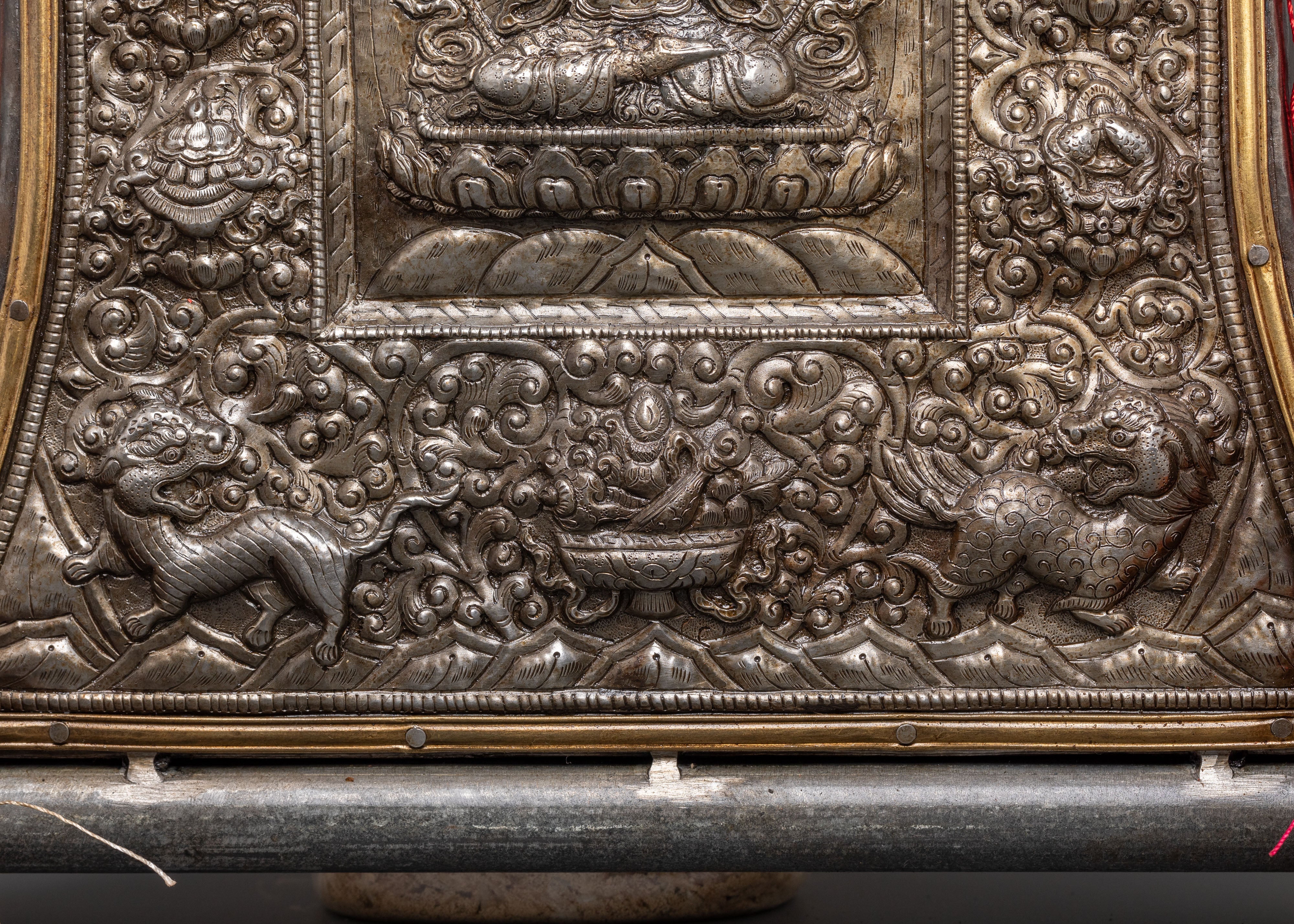 Handmade Chenrezig Wall Hanging | Iron Body with Sacred Motifs