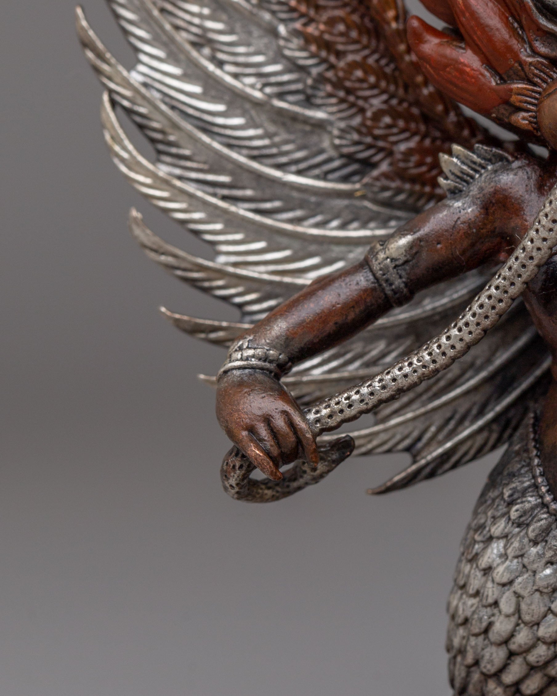 Buddhist Garuda Handcrafted Statue | Tibetan Spiritual Home Decor