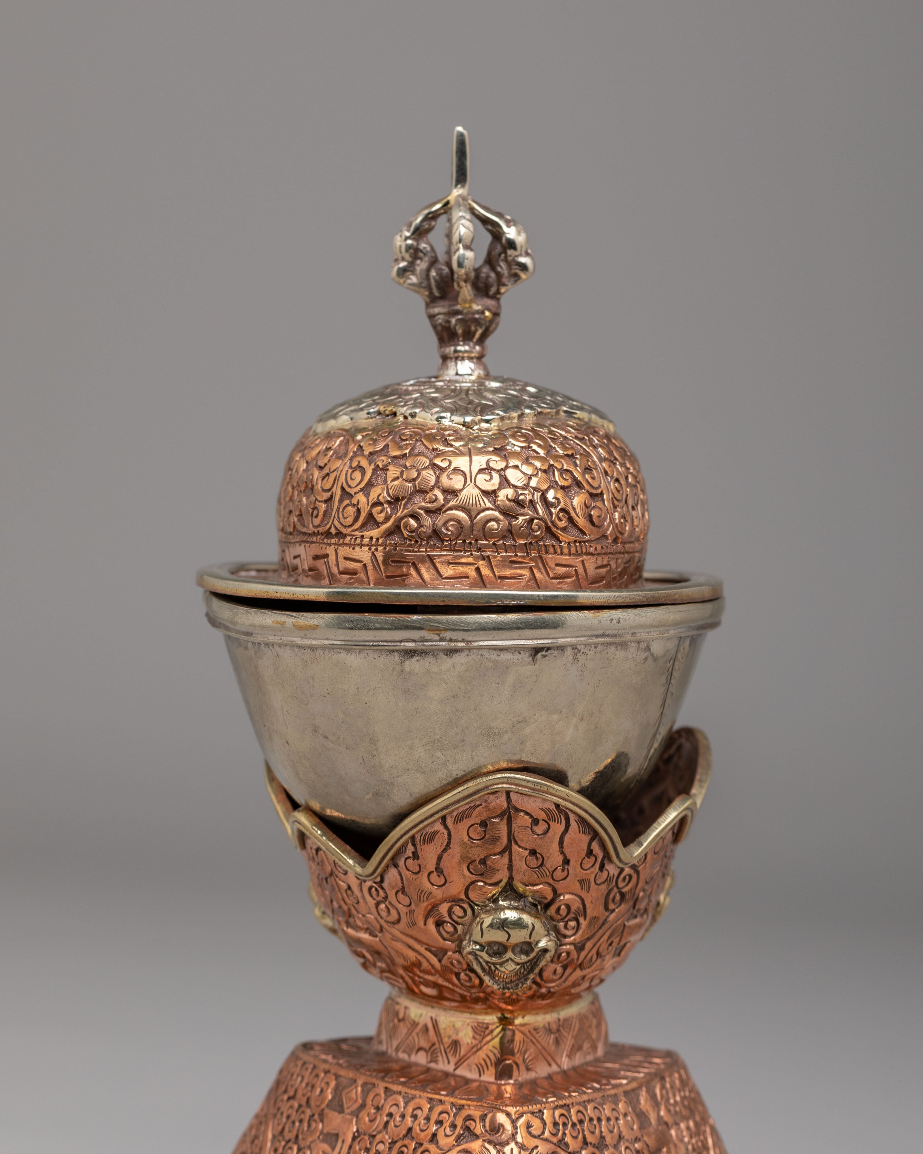 Sacred Kapala Set for Tantric Rituals | Ritual Vessels for Spiritual Practice