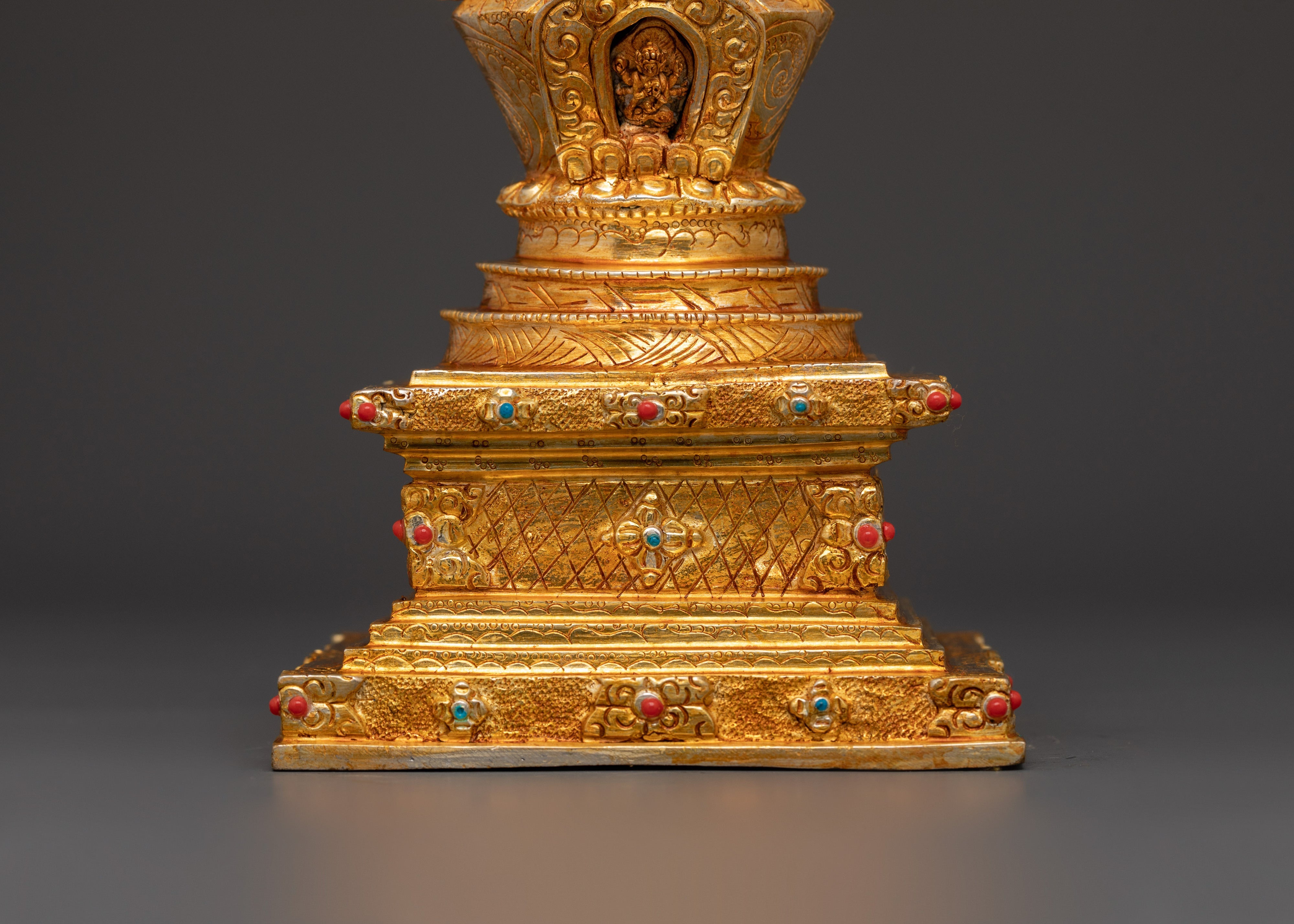 Stupa Himalayan art | Spiritual Decor Statue