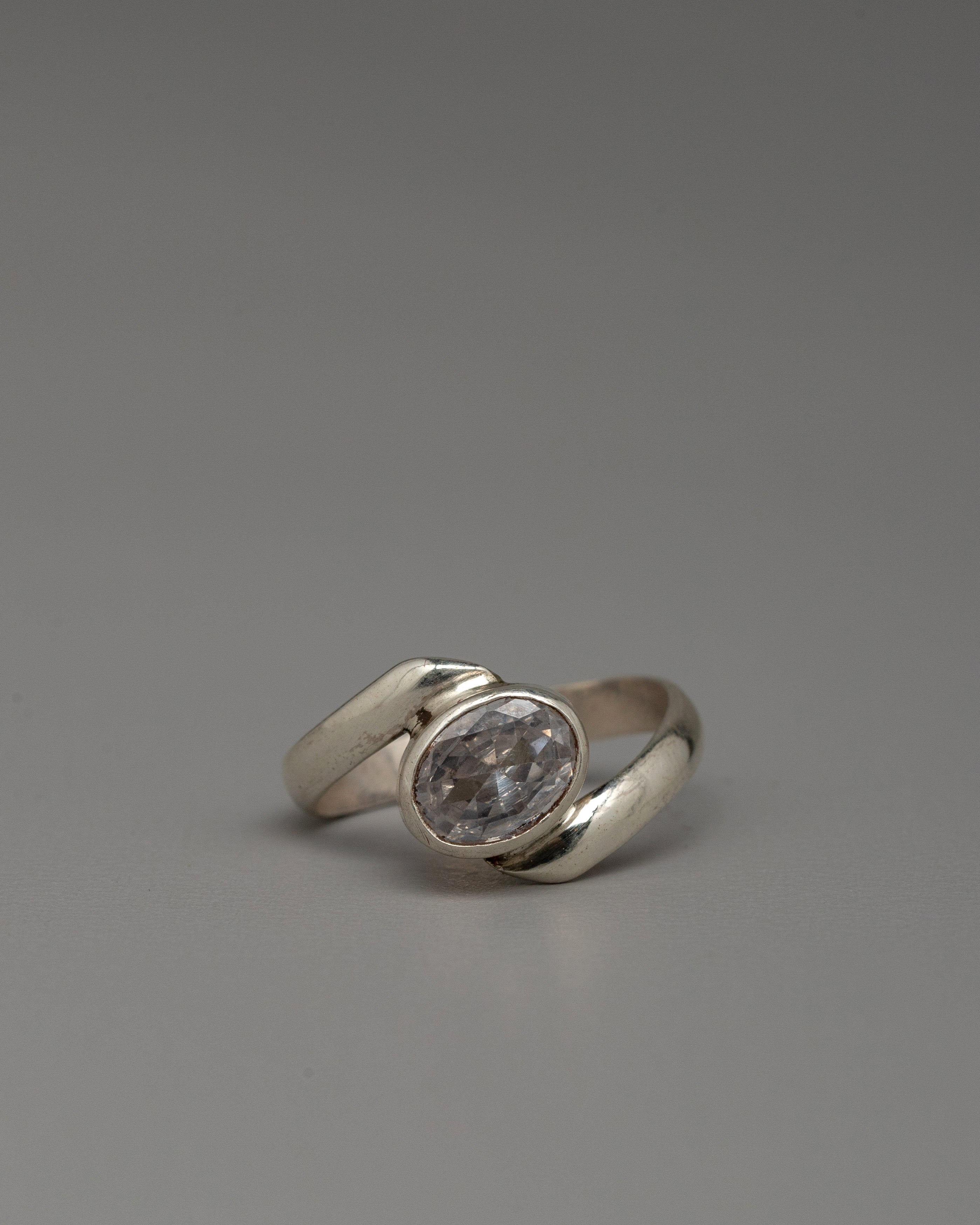 Silver Fashion Ring | Beautiful Simple Fashion Ring