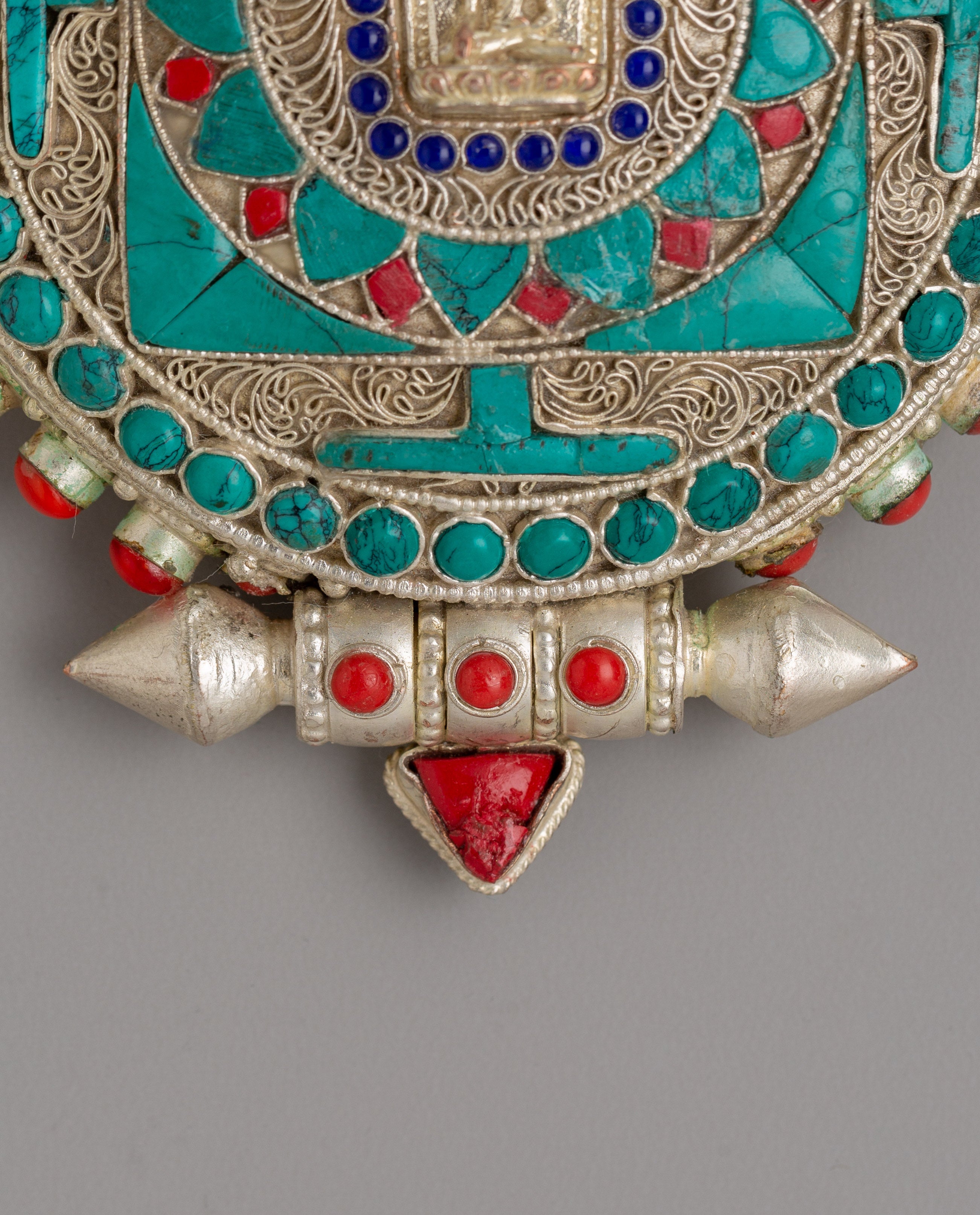 Tibetan Treasure Box "Ghau" | Sacred Prayer Amulet Holder for Spiritual Keepsakes