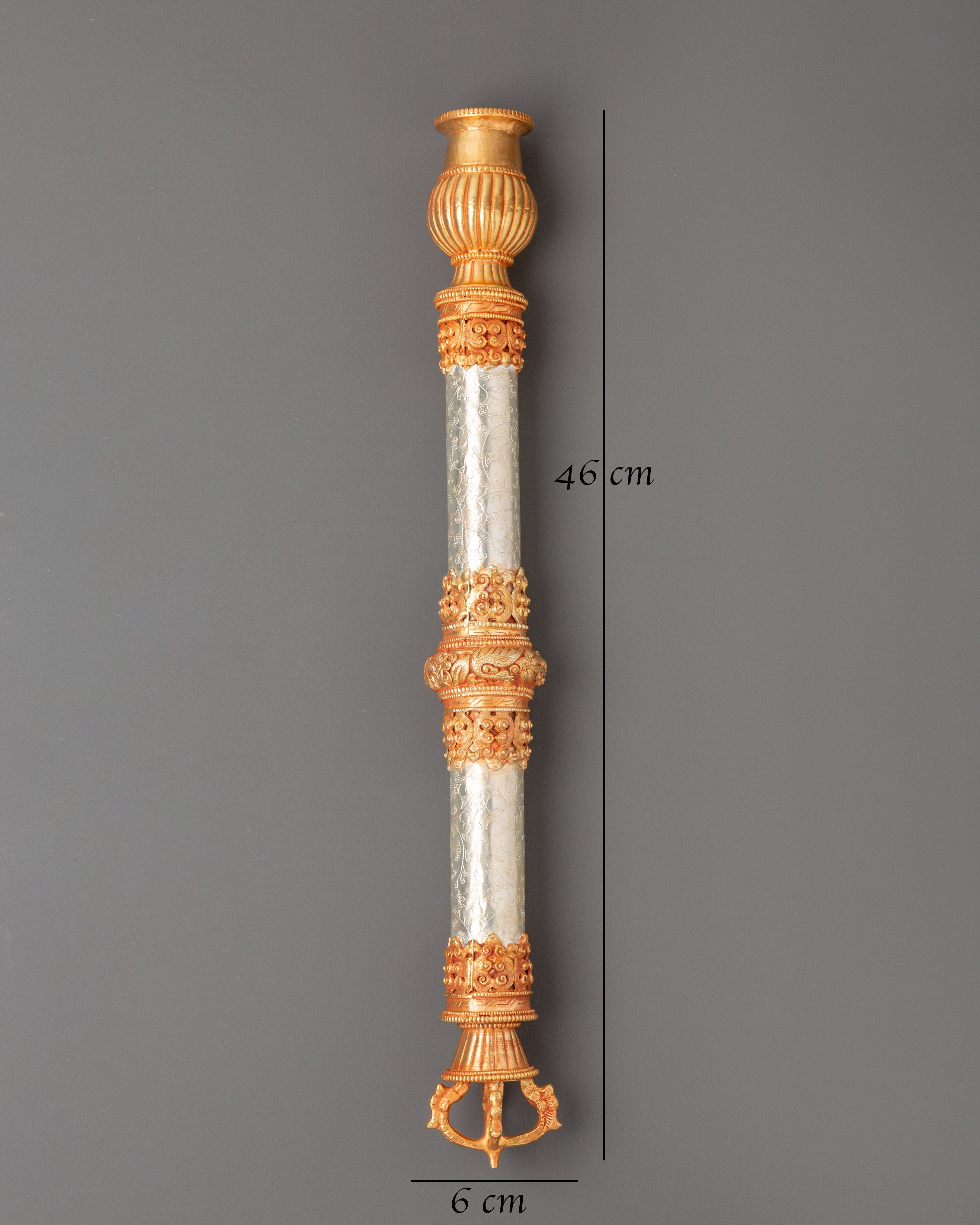 Gold Plated Incense Holder for Spiritual Practice | Perfect for Meditation and Offerings