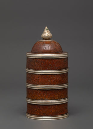 Handcrafted Tibetan Oxidized Copper Rice Pot