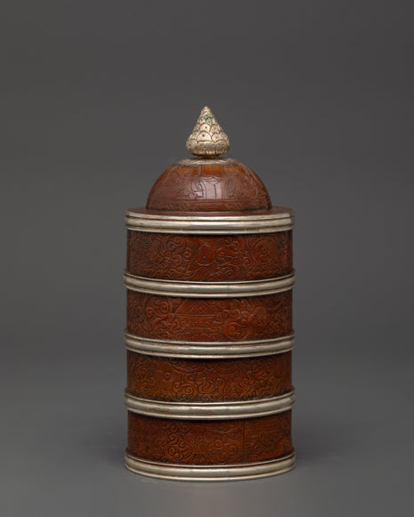 Handcrafted Tibetan Oxidized Copper Rice Pot